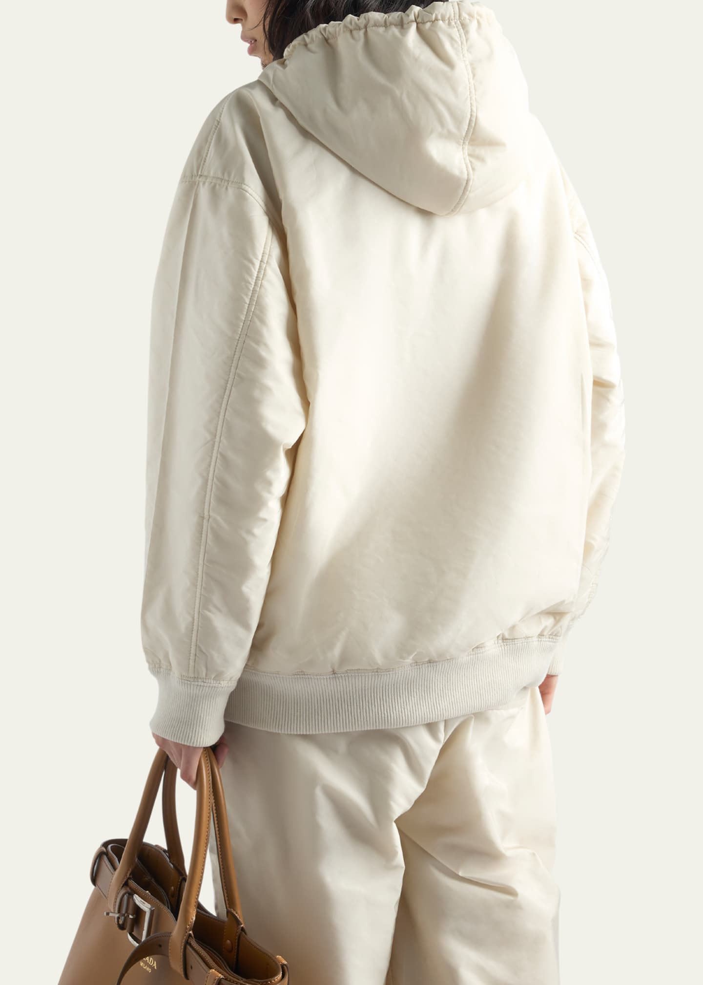 Prada Hooded Re-Nylon Jacket Image 3 of 4