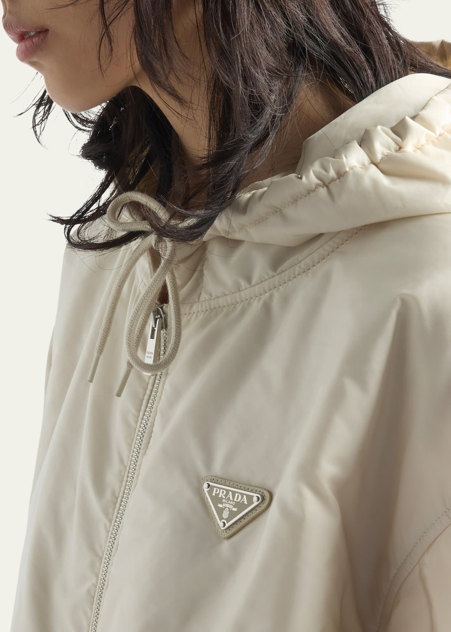 Prada Hooded Re-Nylon Jacket Image 4 of 4