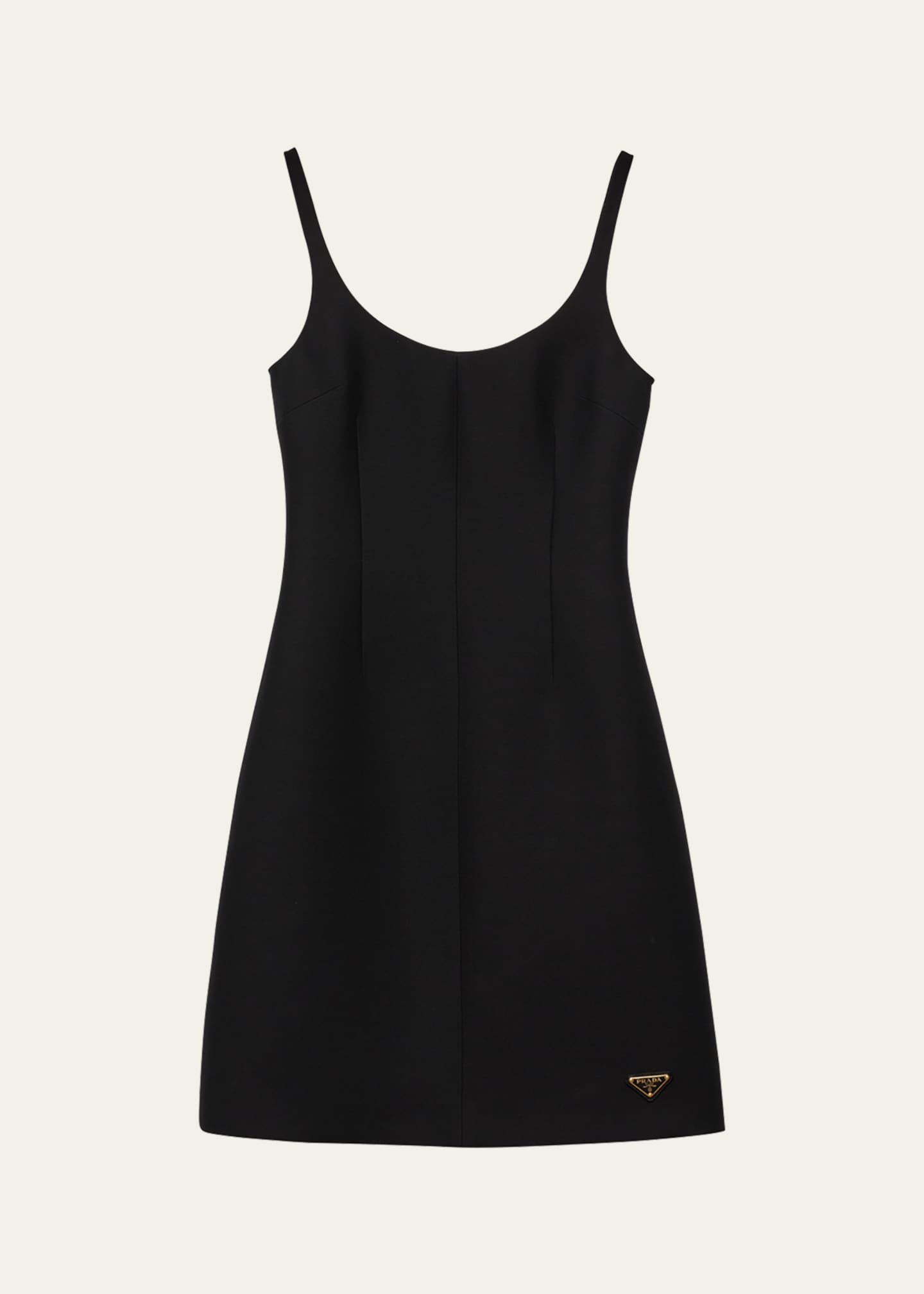 Prada Tricotine Wool Mini Dress Image 1 of 3
