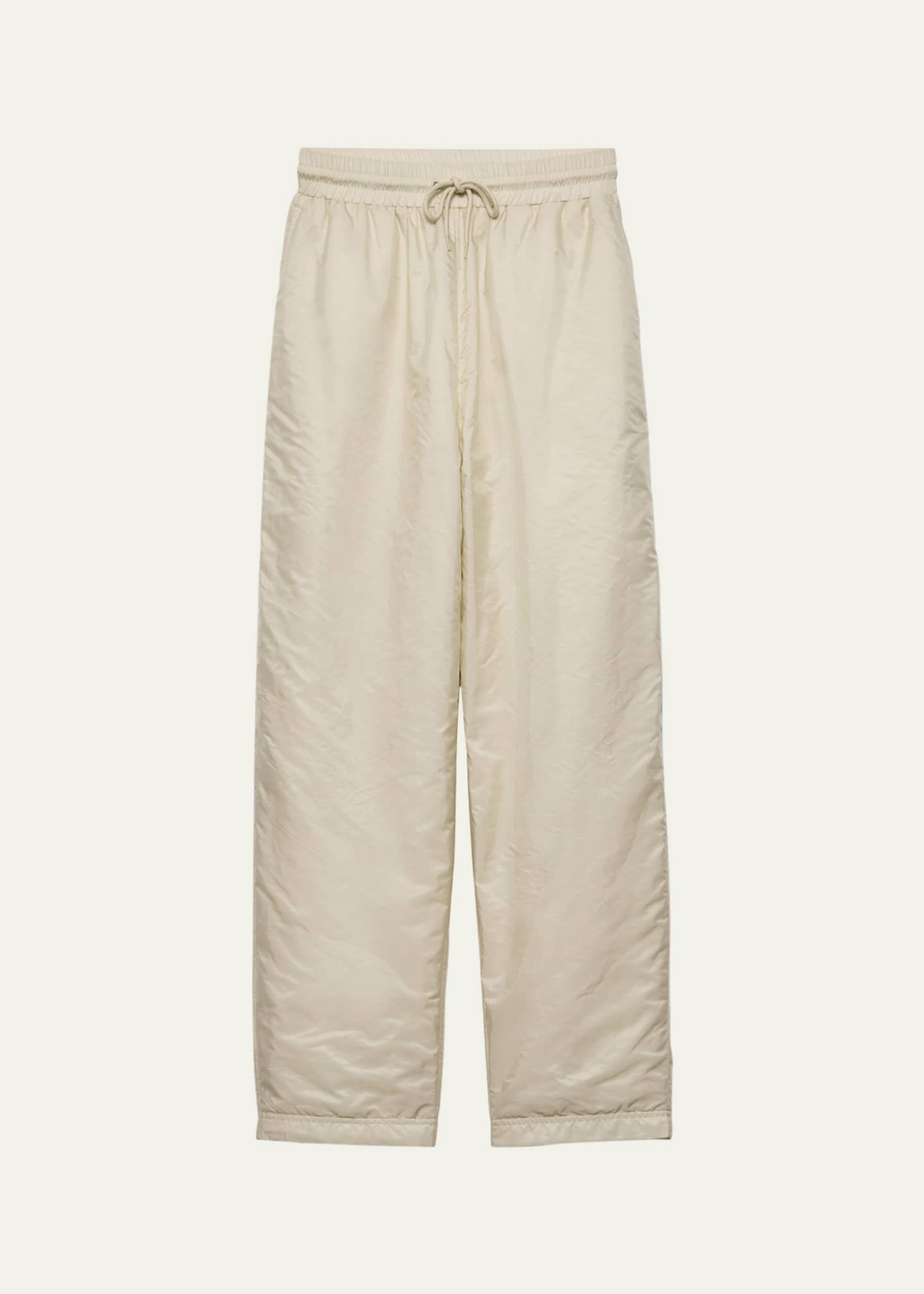 パンツ PRADA CAMEL RE-NYLON PANT Prada Re-Nylon Drawstring Pants - Bergdorf Goodman