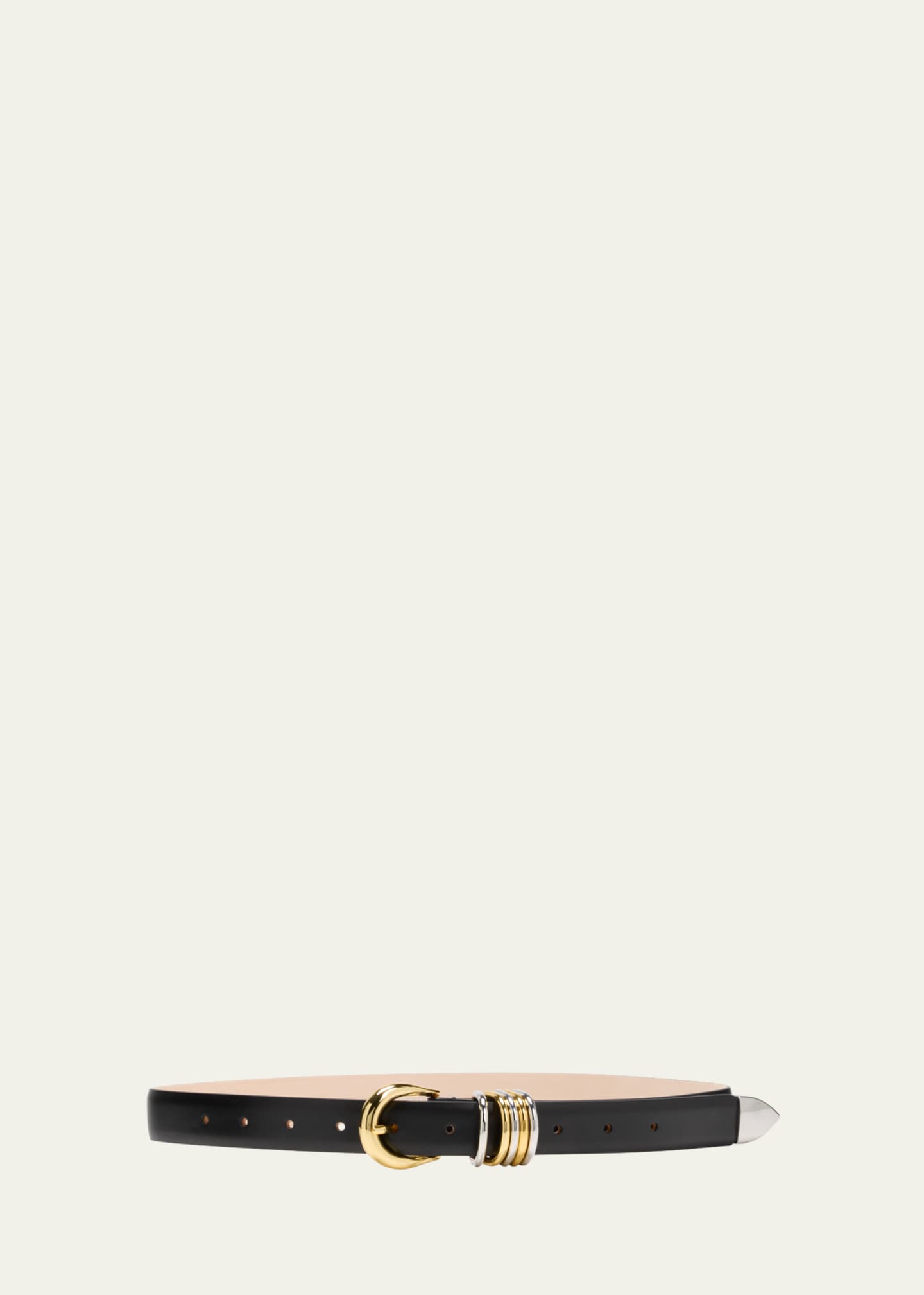 Dehanche Hollyhock Mix Metal Leather Belt Image 1 of 2