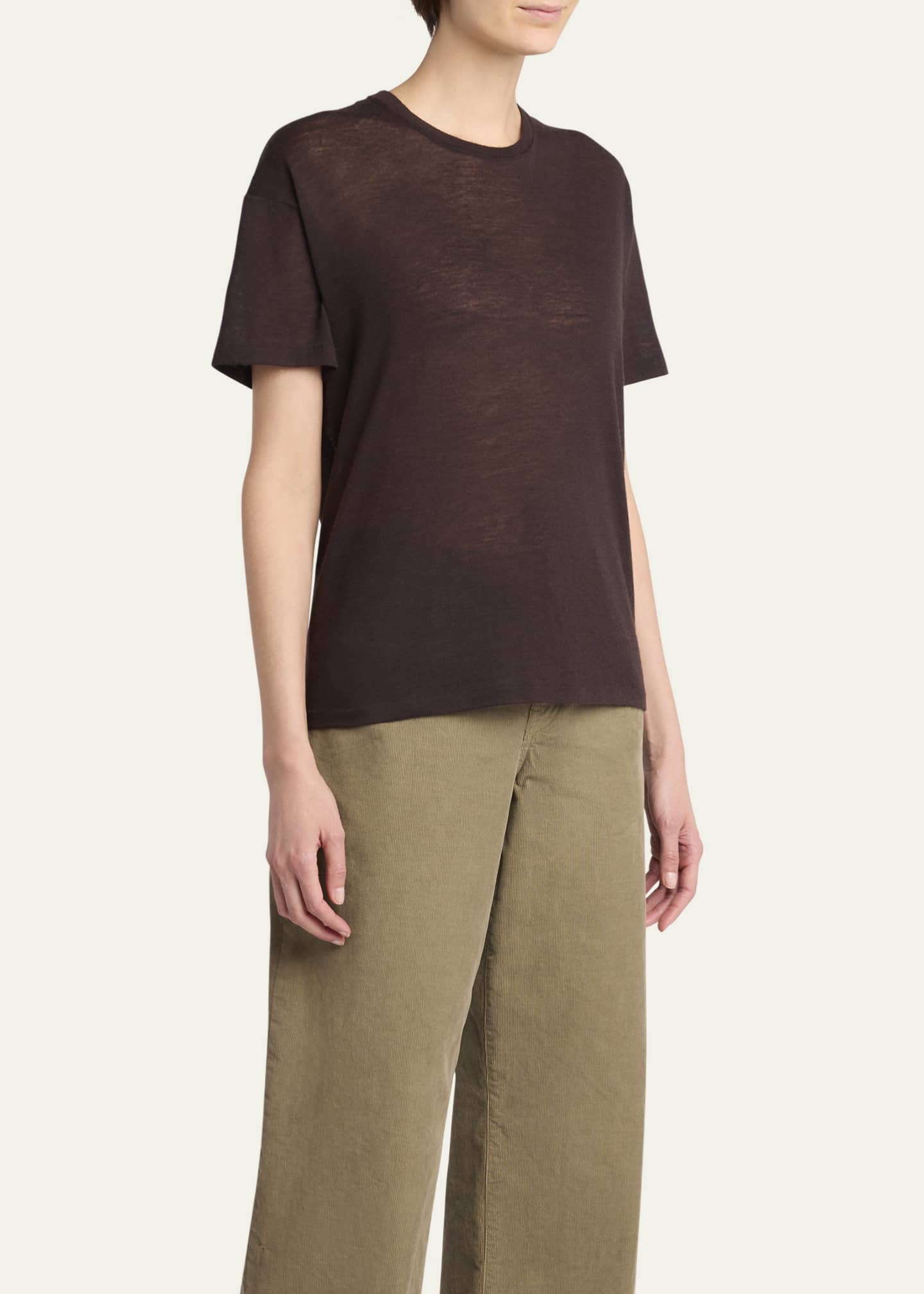 THE ROW Lila Cashmere Top - Bergdorf Goodman