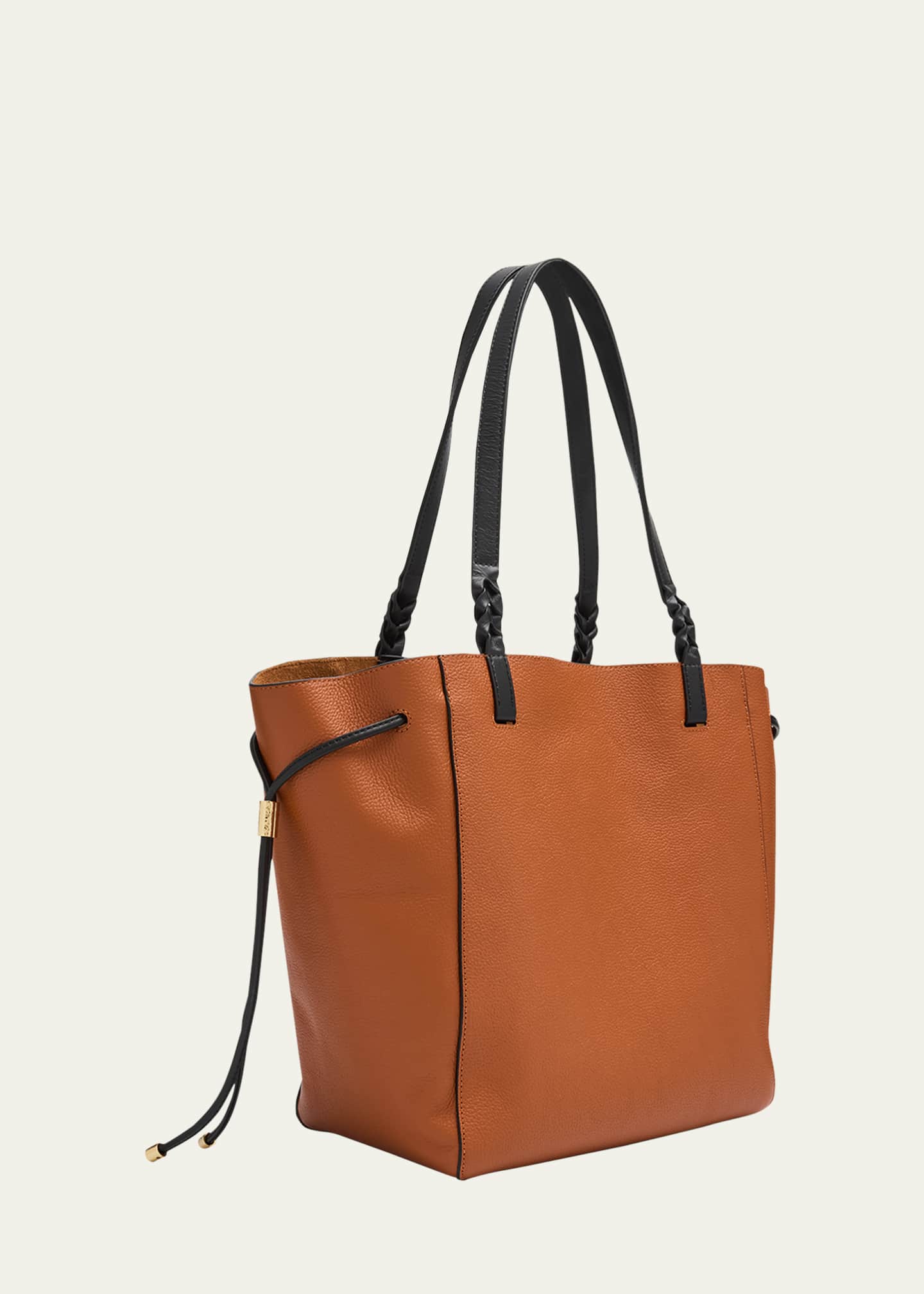 Ulla Johnson Alma Bicolor Leather Tote Bag Image 3 of 5