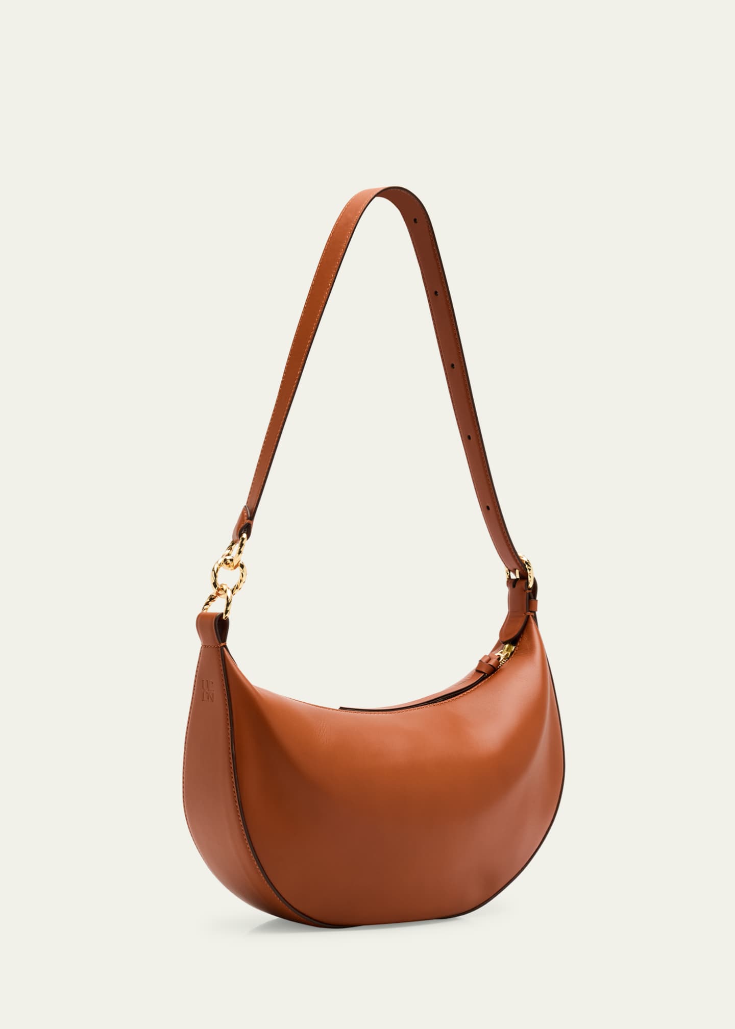 Ulla Johnson Twyla Small Calf Leather Hobo Bag Image 3 of 6
