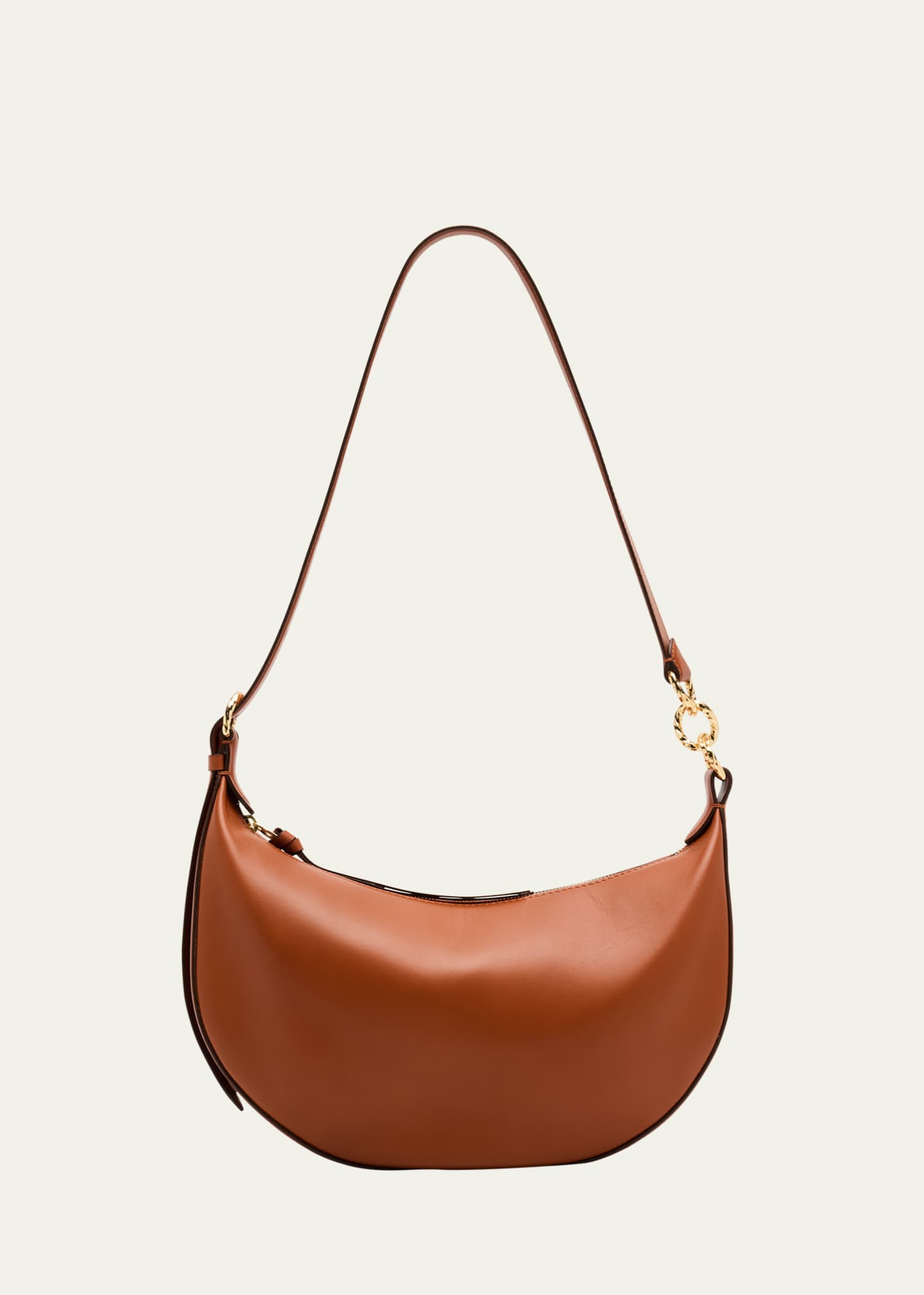 Ulla Johnson Twyla Small Calf Leather Hobo Bag Image 1 of 6
