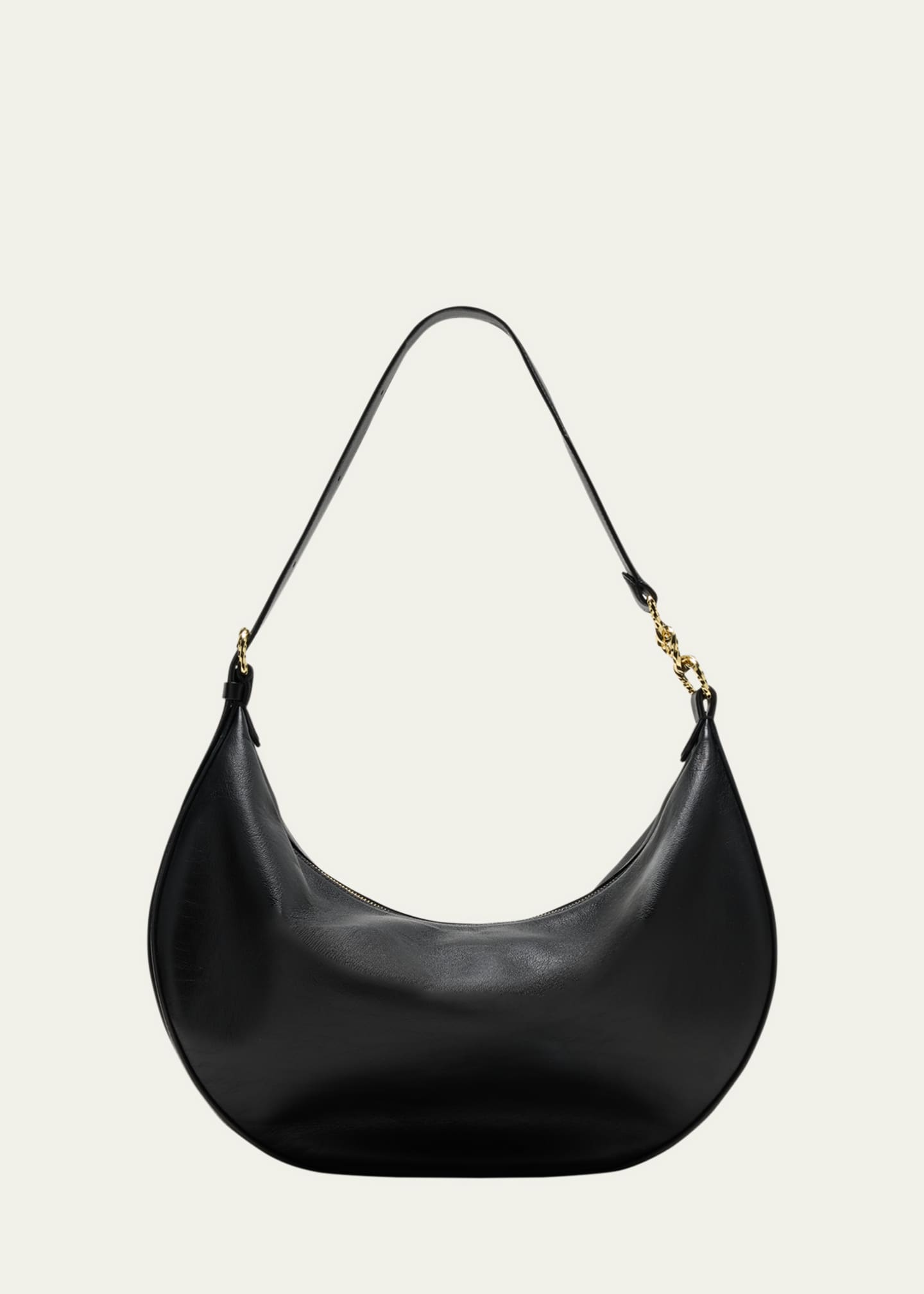 Ulla Johnson Twyla Large Calf Leather Hobo Bag Image 1 of 5