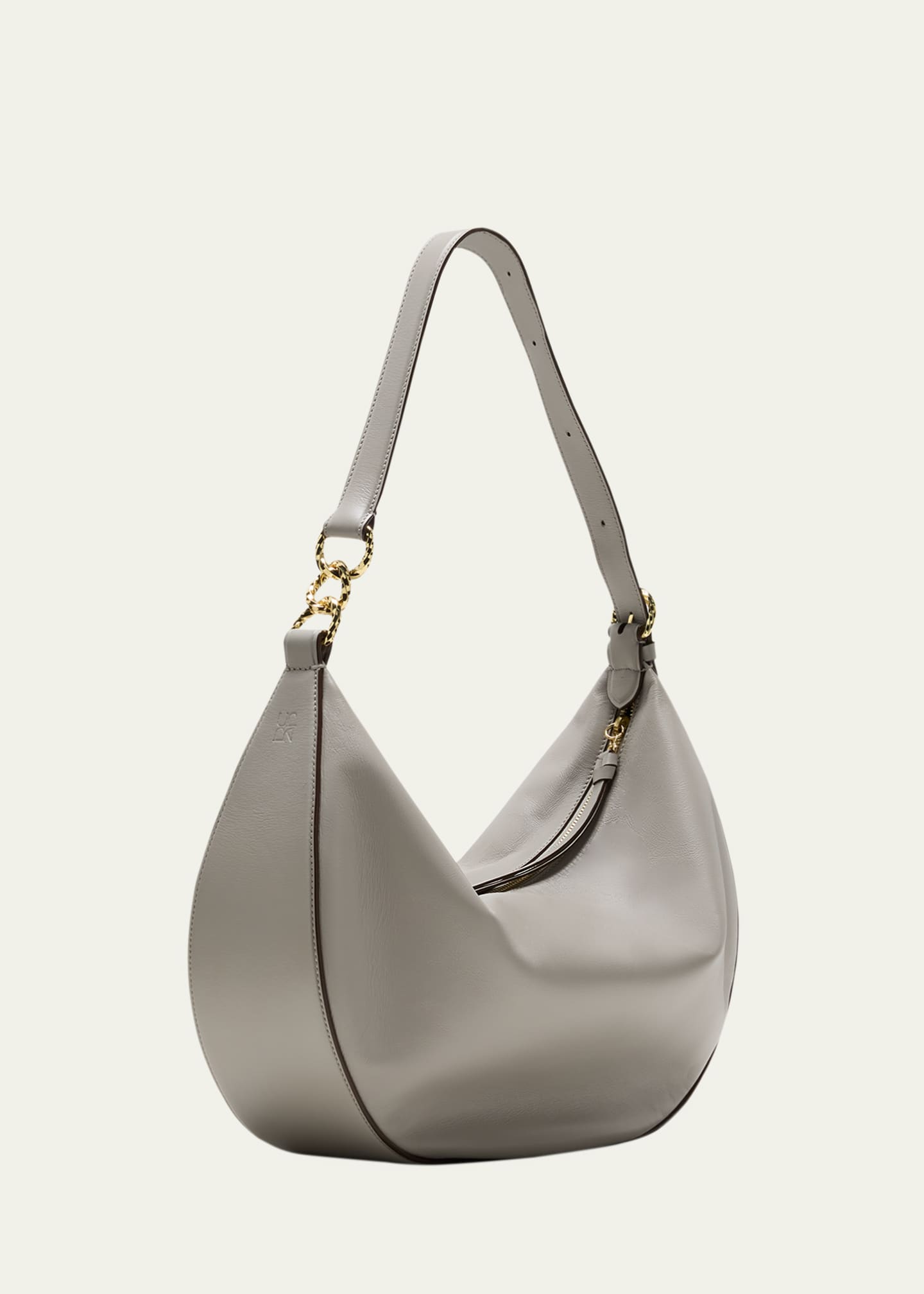 Ulla Johnson Twyla Large Calf Leather Hobo Bag Image 3 of 5
