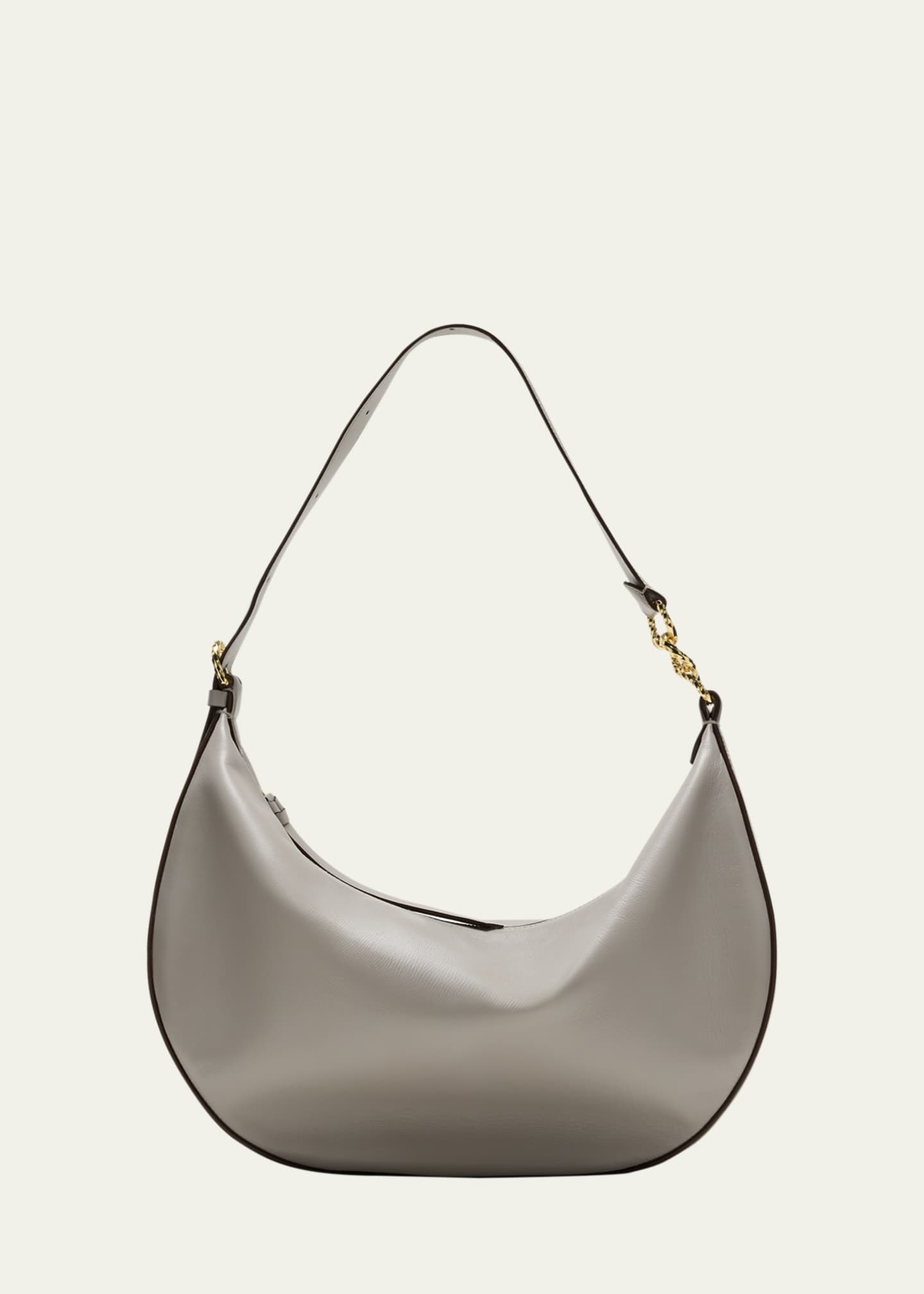 Ulla Johnson Twyla Large Calf Leather Hobo Bag Image 1 of 5