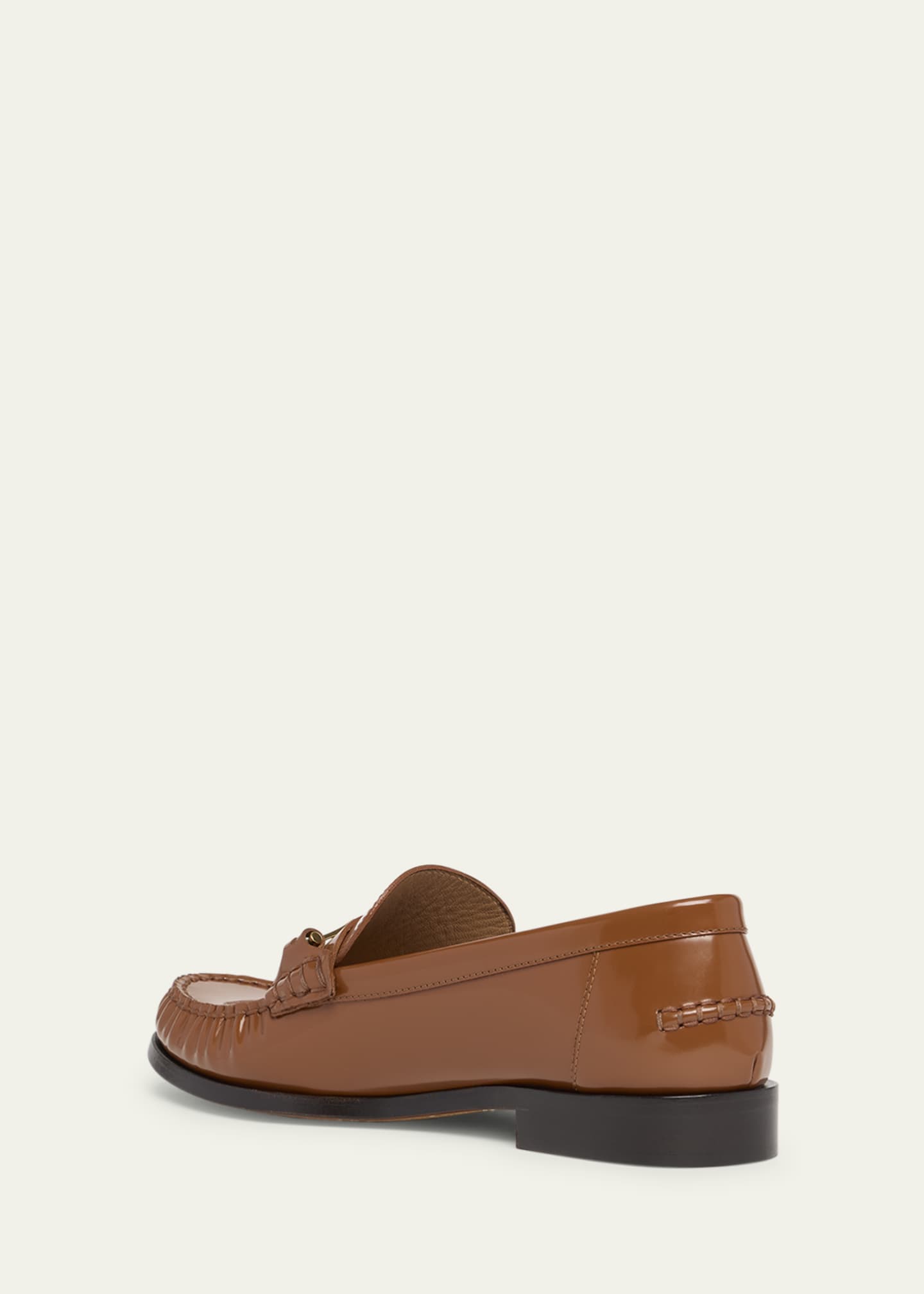 Ferragamo Harry Calfskin Bit Loafers Image 2 of 3