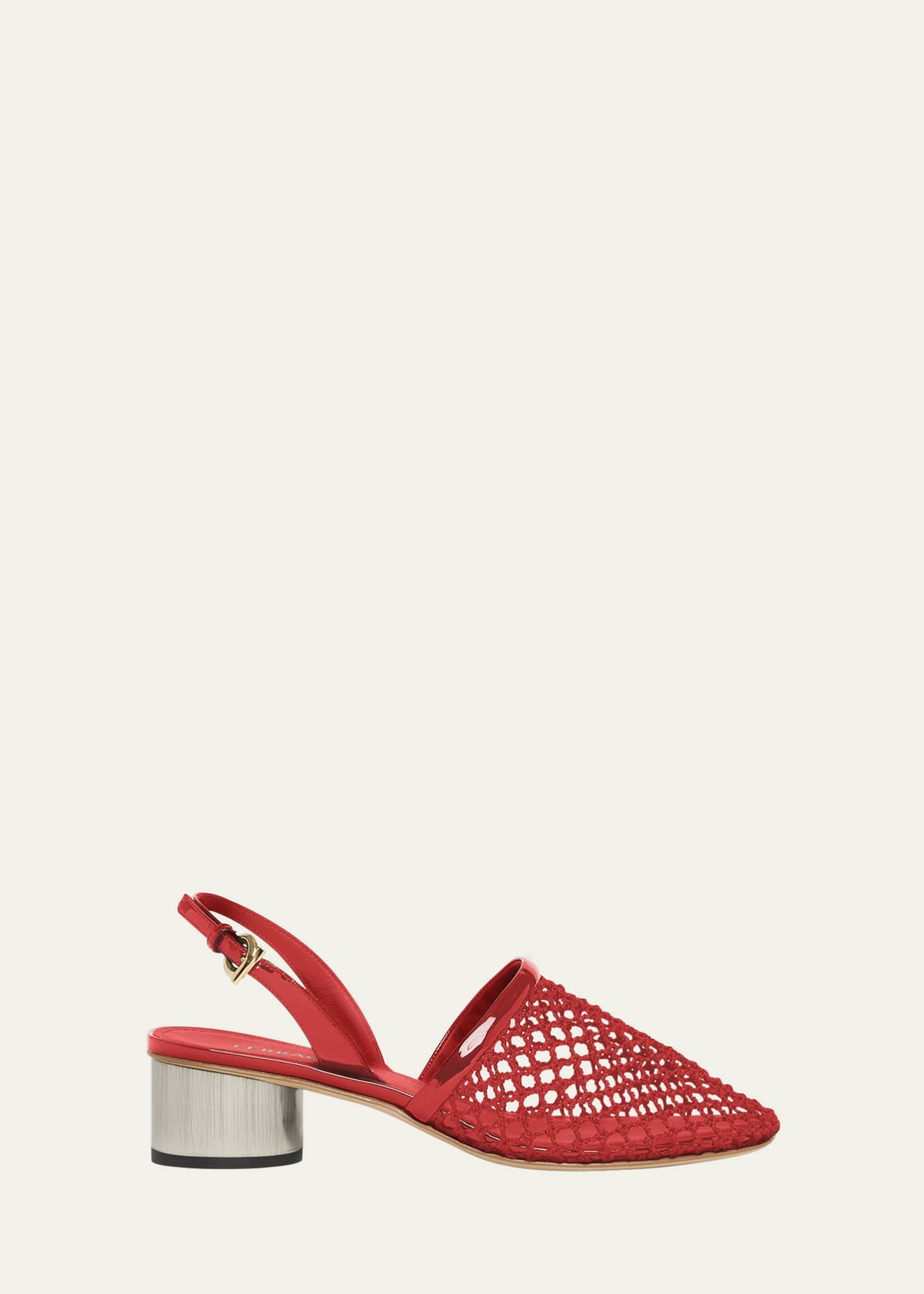 Ferragamo Kay Net Slingback Pumps Image 1 of 3