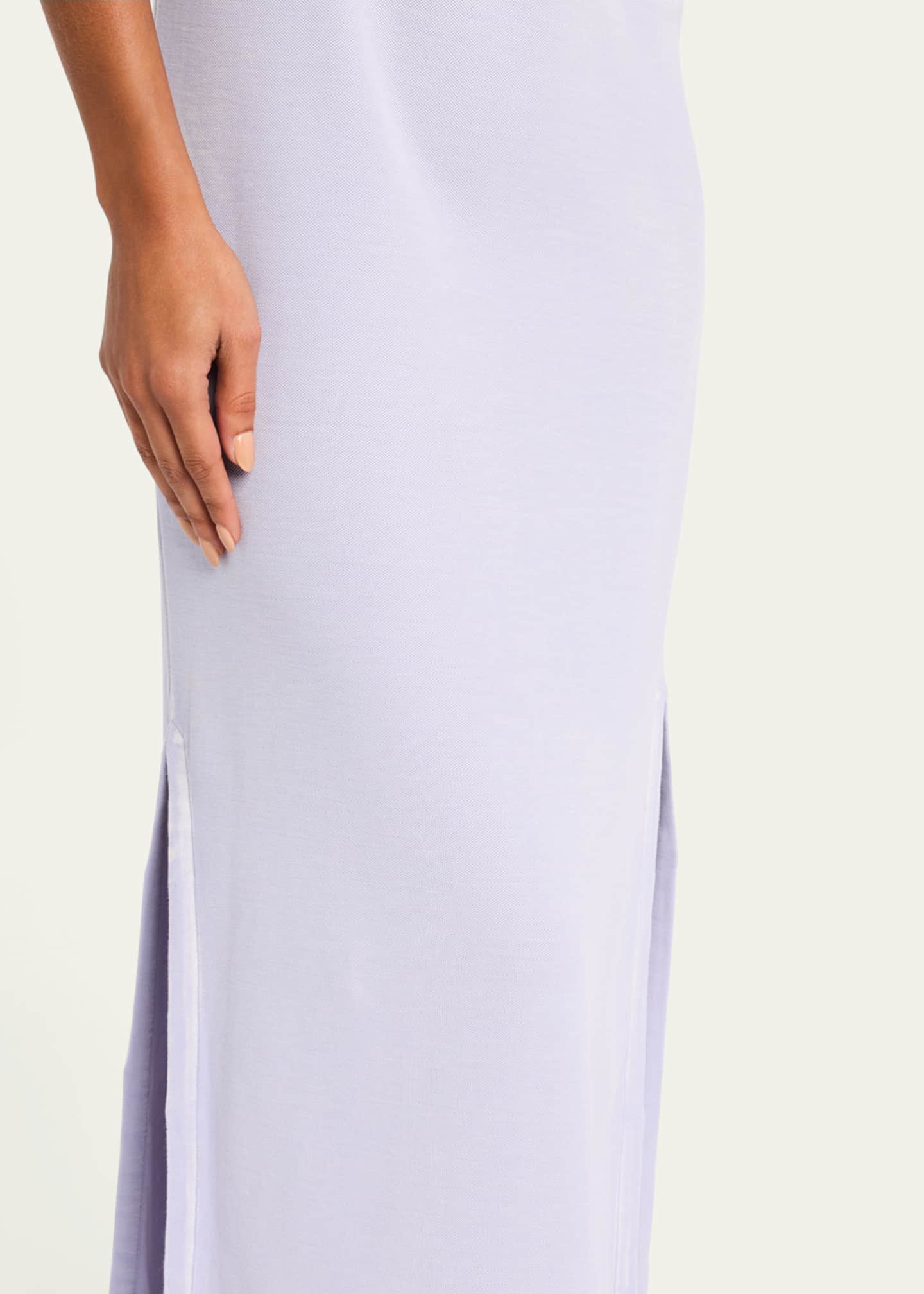 ATM Anthony Thomas Melillo Pique with Wash Short-Sleeve Polo Dress Image 5 of 5
