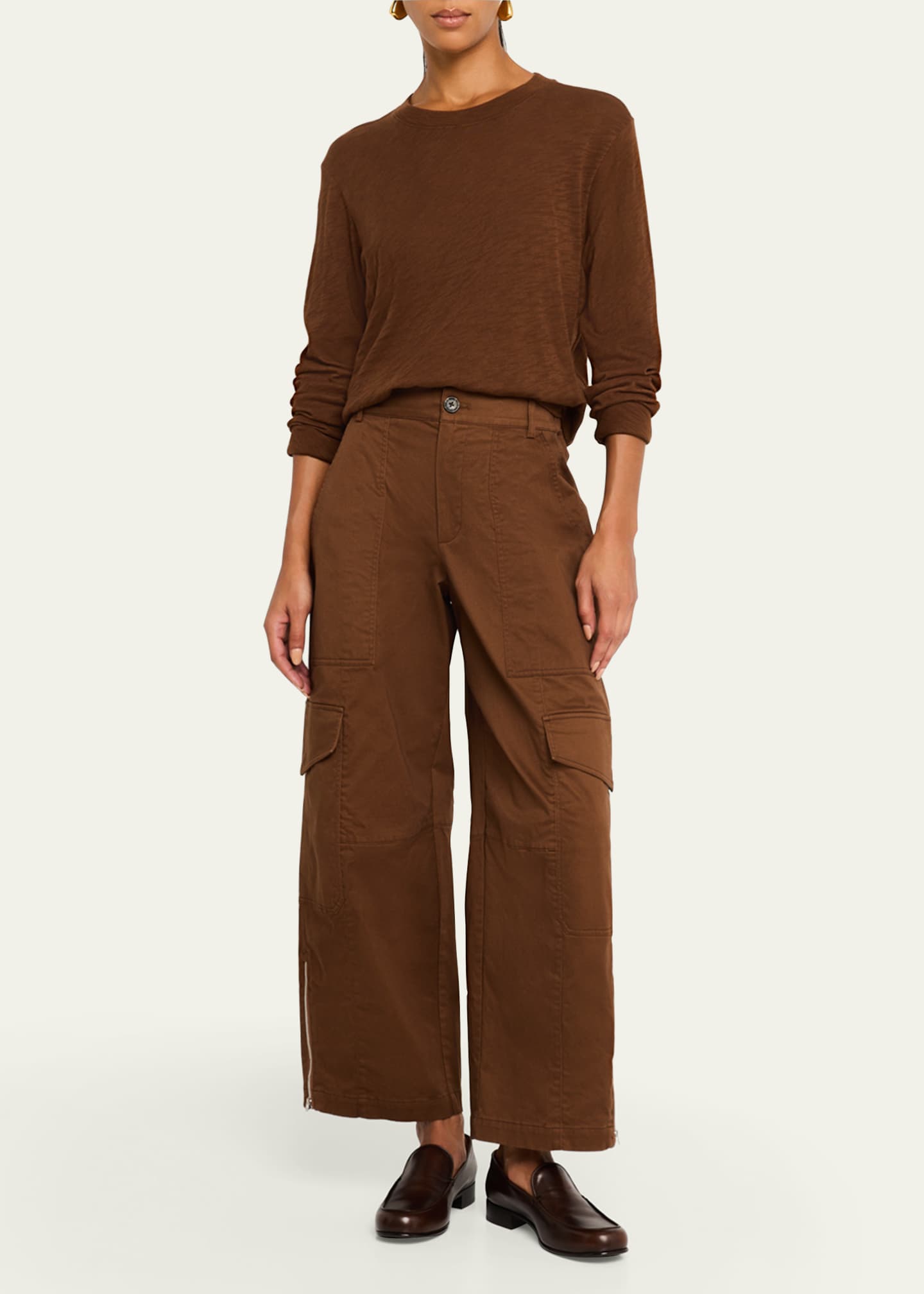 ATM Anthony Thomas Melillo Cotton Twill Cargo Pants Image 2 of 5
