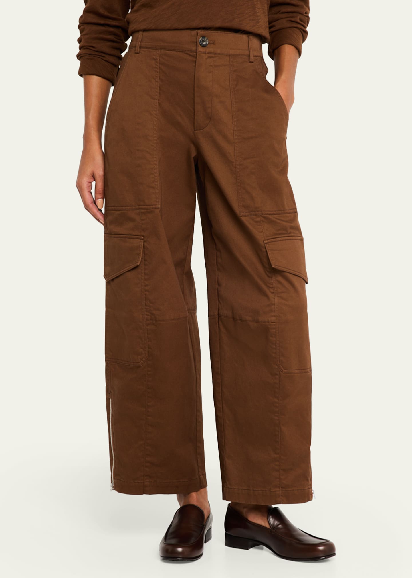 ATM Anthony Thomas Melillo Cotton Twill Cargo Pants Image 4 of 5