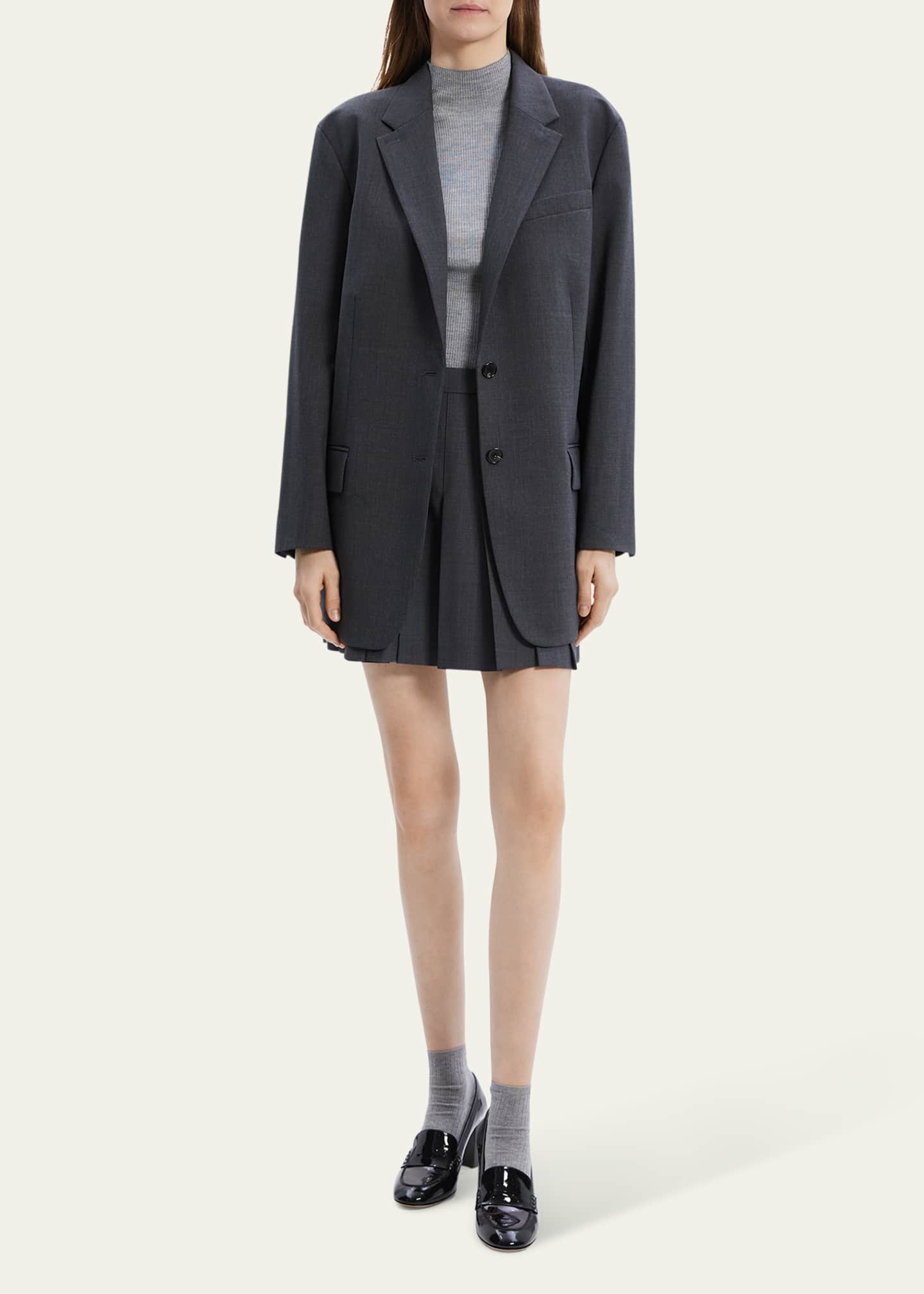 Theory good wool blazer store