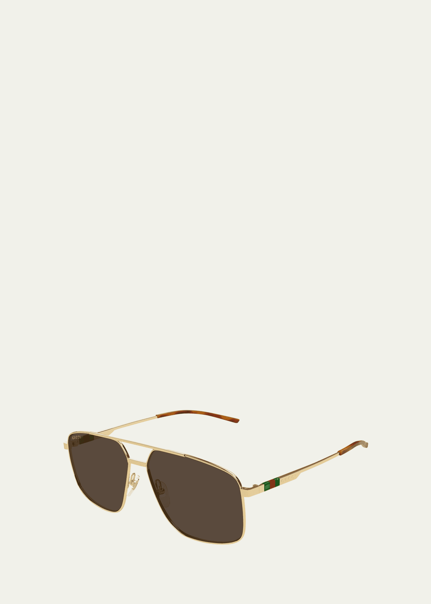 Gucci Men's GG1676SM Metal Aviator Sunglasses Image 2 of 2
