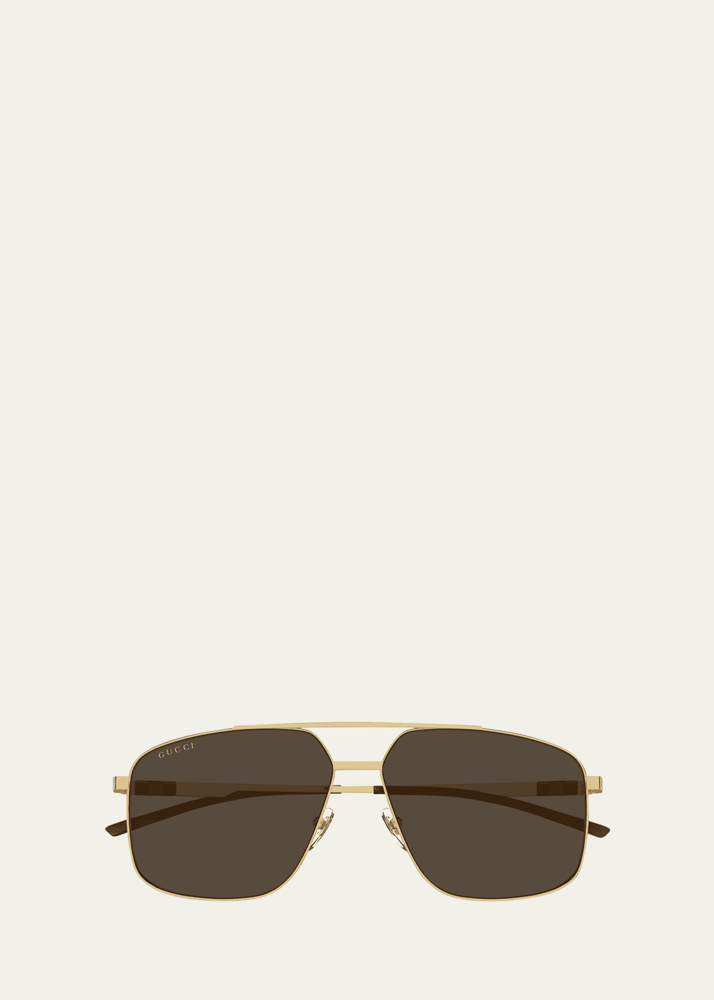 Gucci Men's GG1676SM Metal Aviator Sunglasses Image 1 of 2