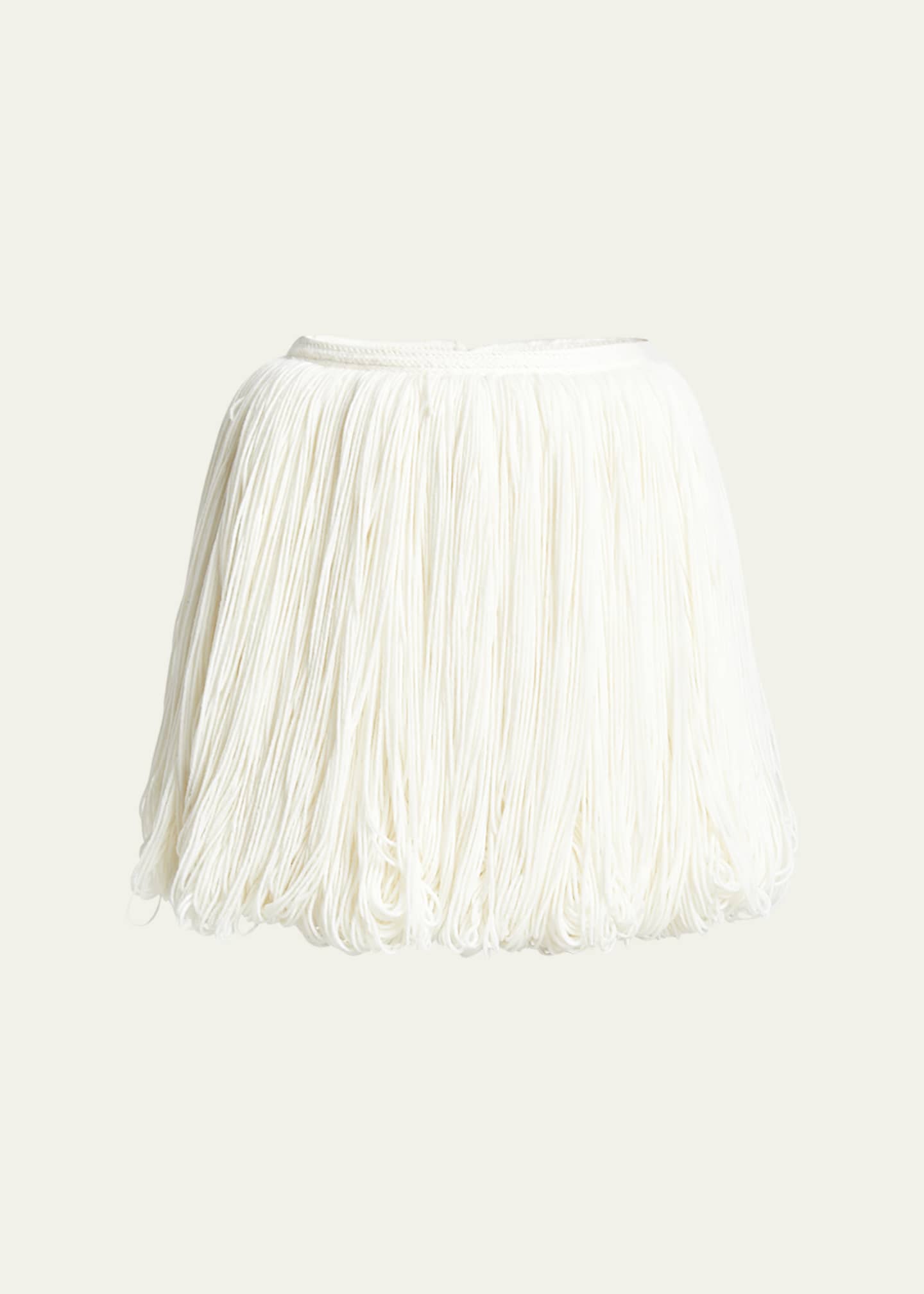 ALAIA Fringe Bubble Mini Skirt Image 1 of 5