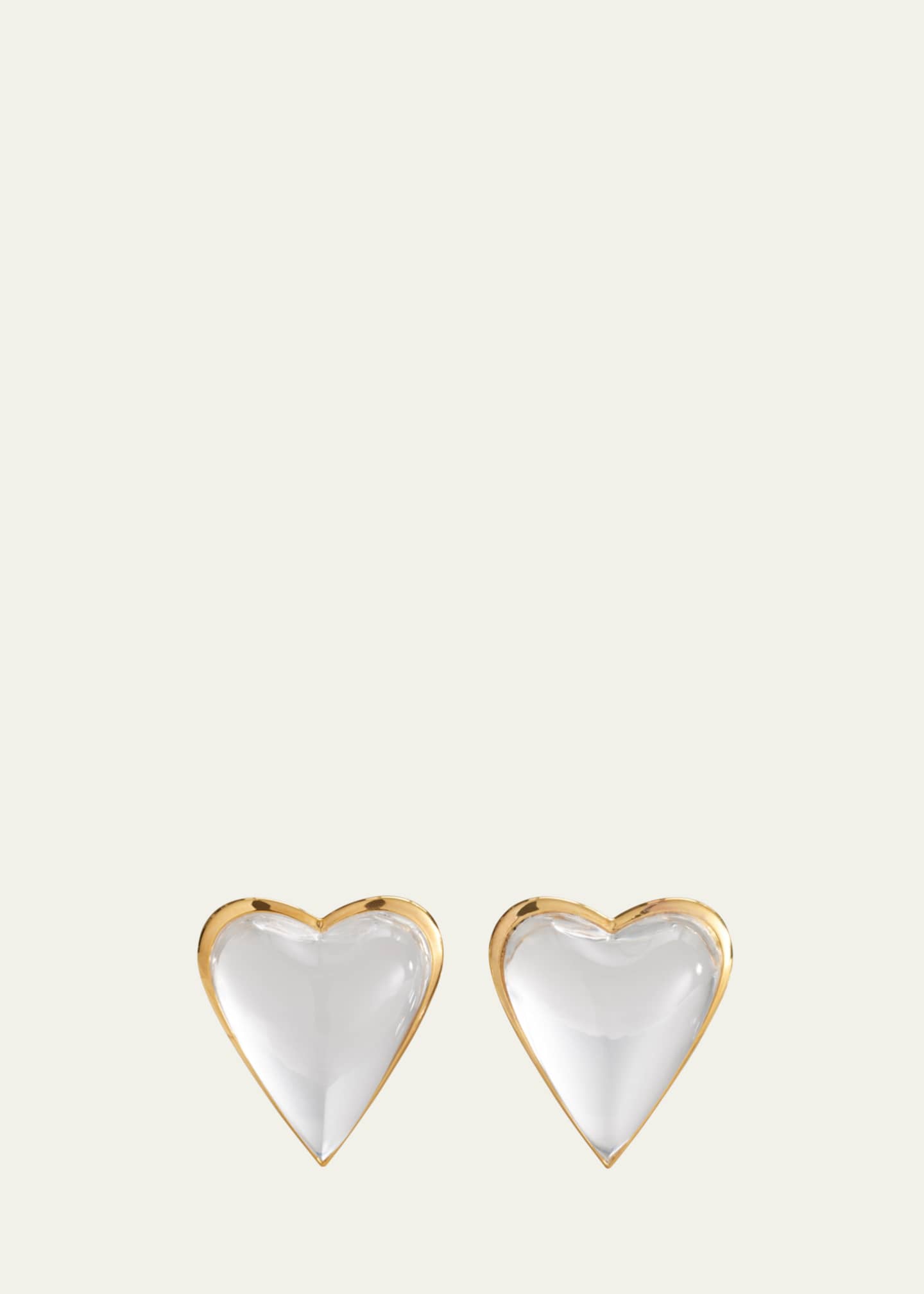 ALAIA Heart Bombe Earrings Image 1 of 3