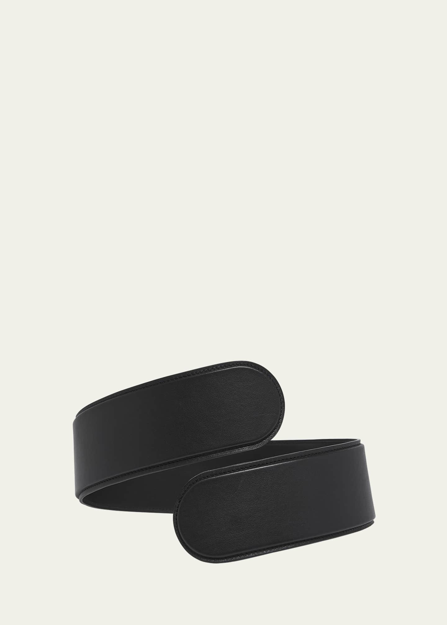 ALAIA Medium Flex Twist Leather Belt Image 1 of 2