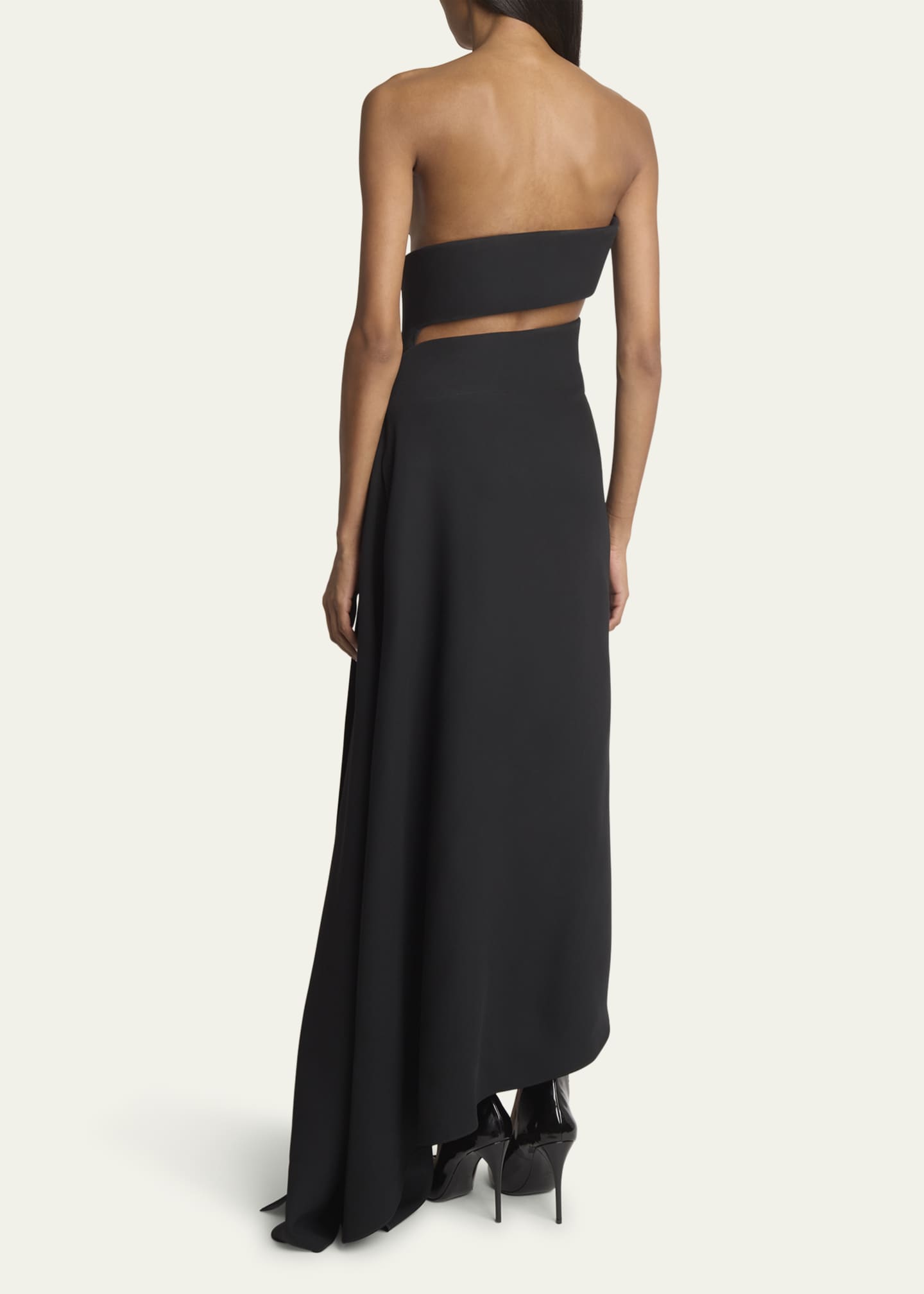 ALAIA 3D Spiral Strapless Dress Image 3 of 5