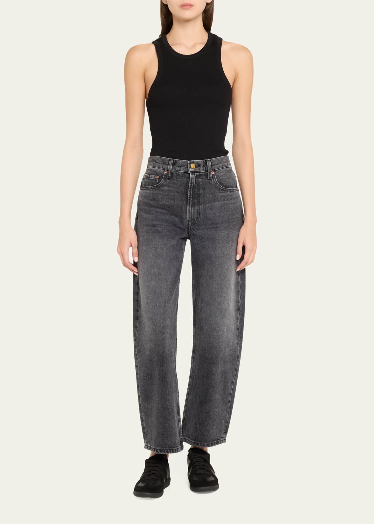 B SIDES Leroy Mid Relaxed Bow-Leg Jeans Image 2 of 5