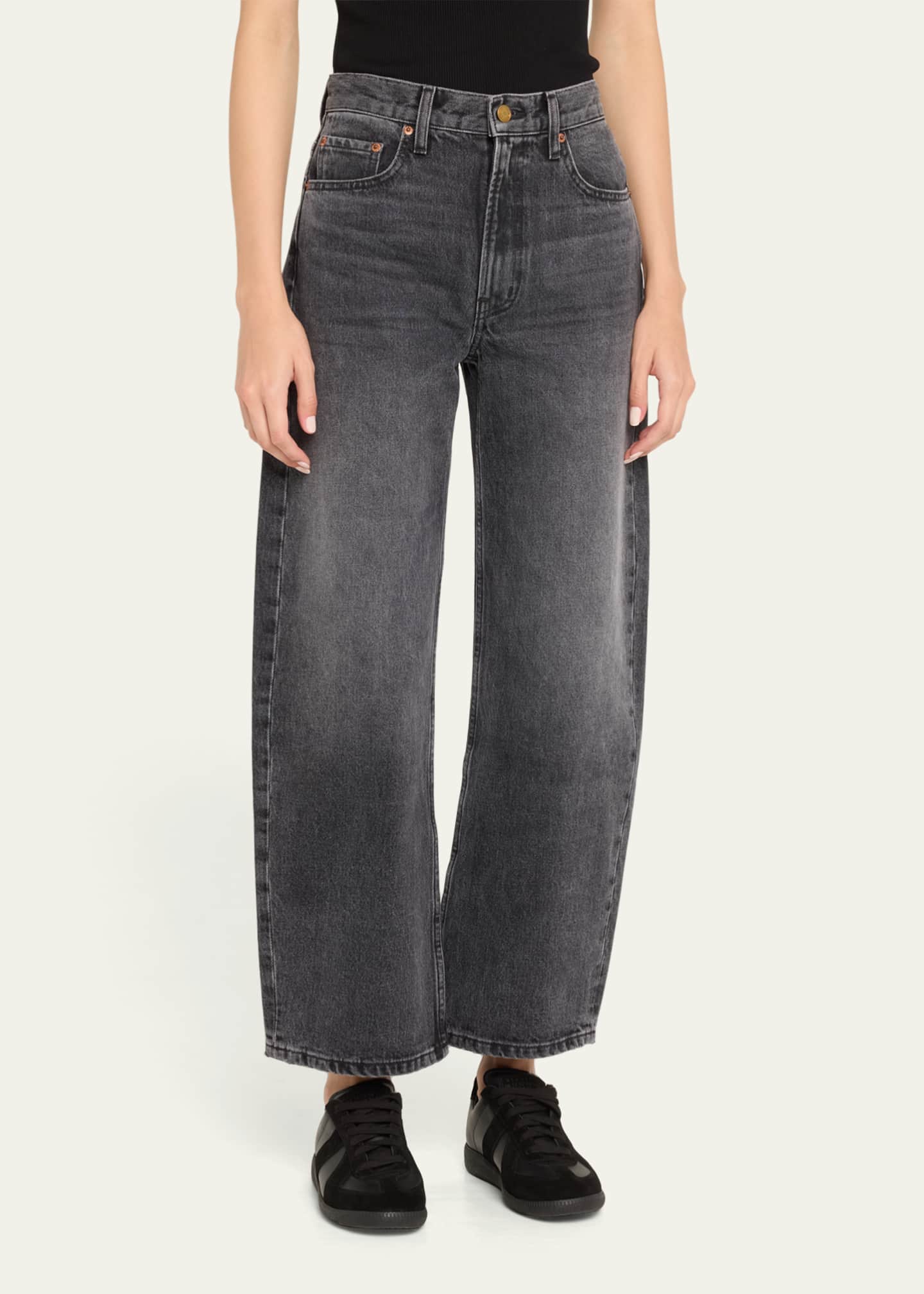B SIDES Leroy Mid Relaxed Bow-Leg Jeans Image 4 of 5