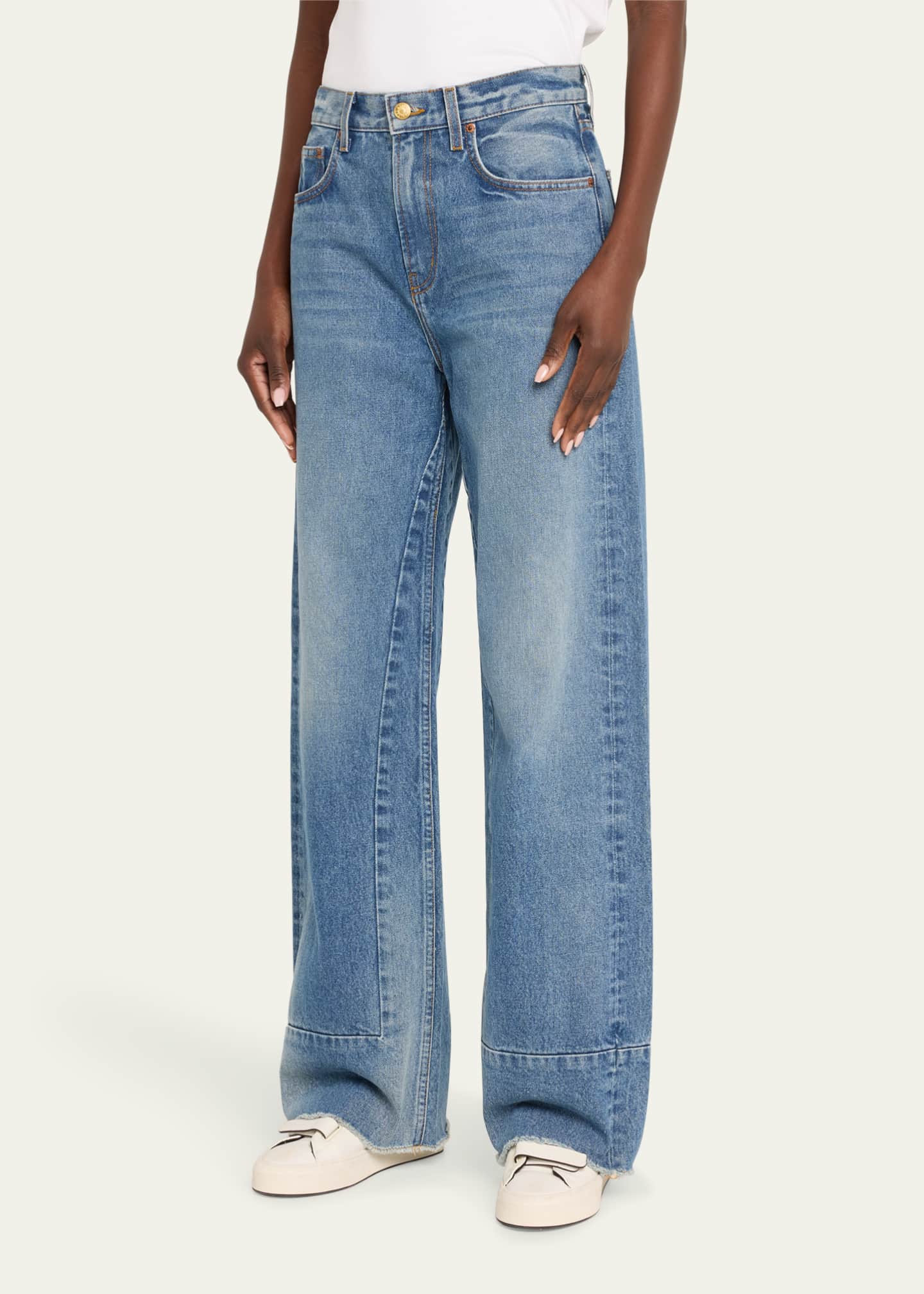 B SIDES Marcel Mid-Rise Culotte Jeans Image 4 of 5