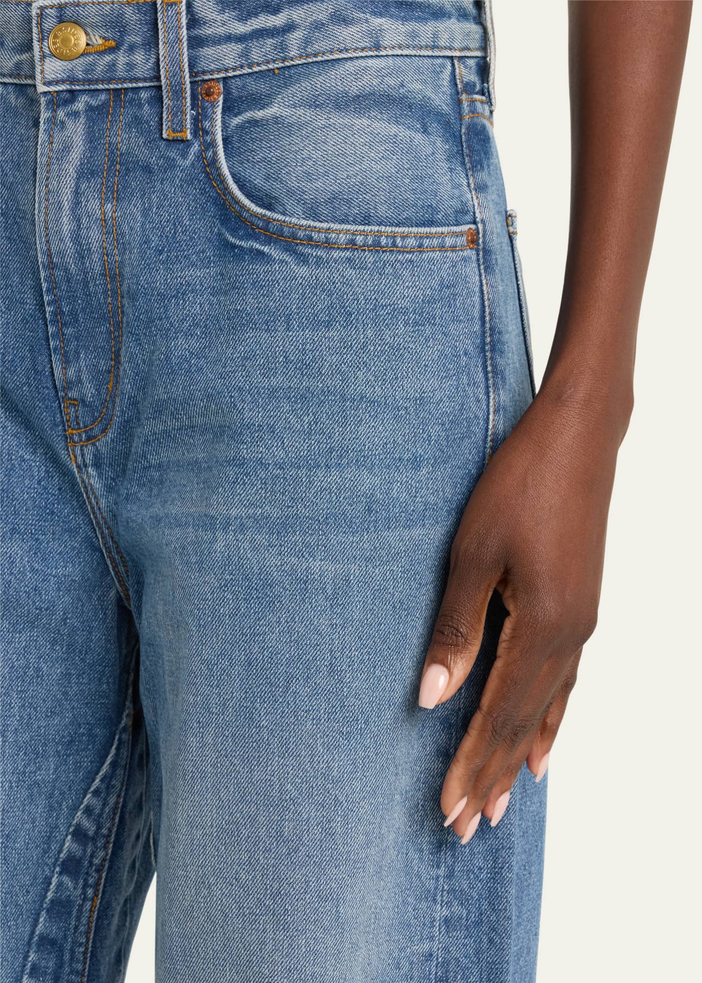 B SIDES Marcel Mid-Rise Culotte Jeans Image 5 of 5