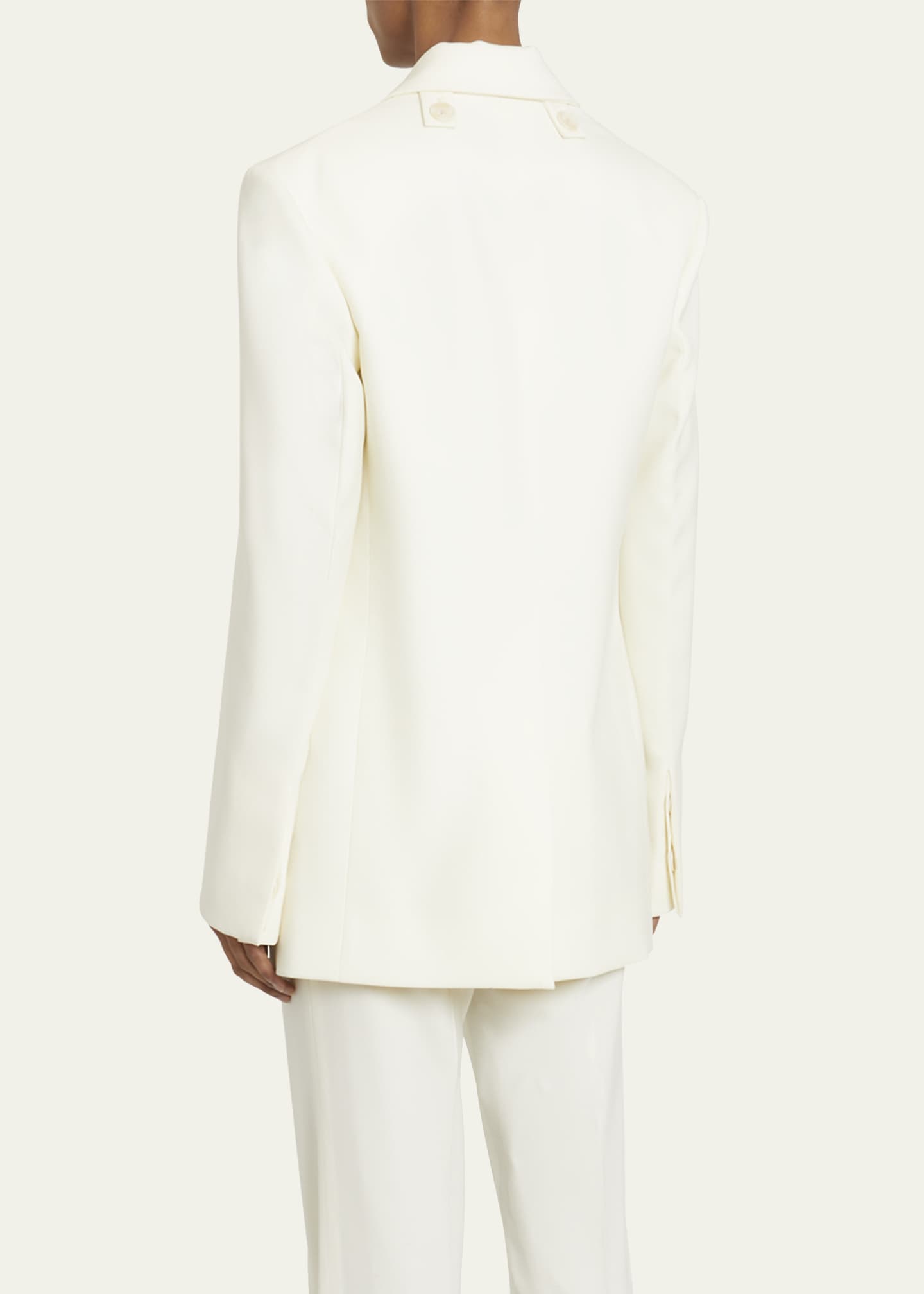Proenza Schouler Archer Wool Twill Suiting Jacket Image 3 of 5
