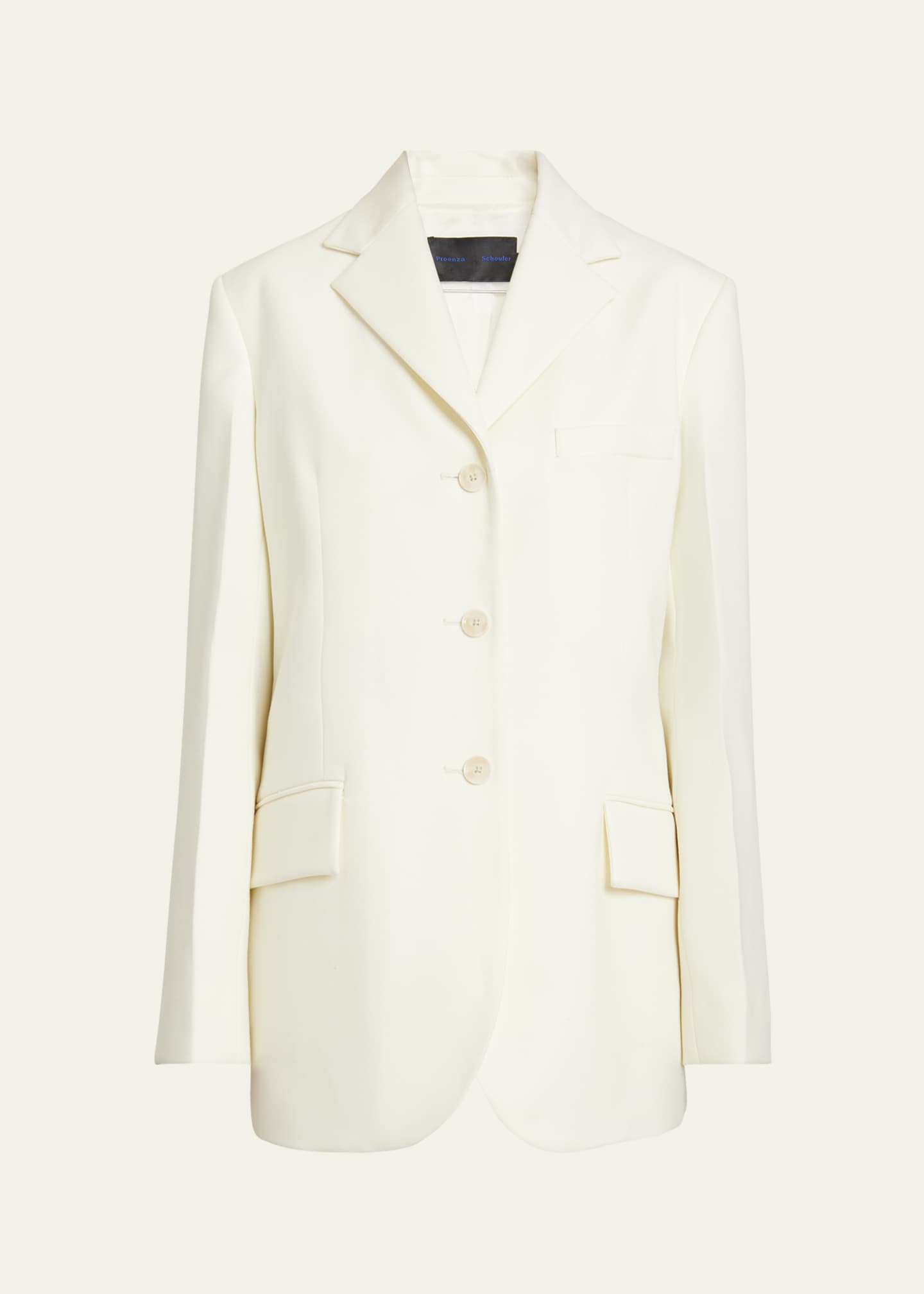 Proenza Schouler Archer Wool Twill Suiting Jacket Image 1 of 5