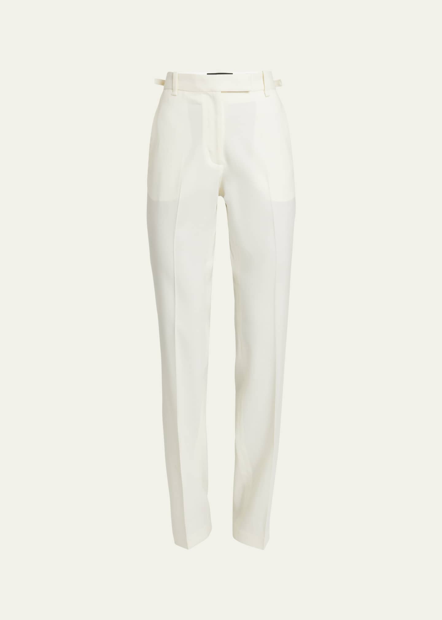Proenza Schouler Teddy Wool Twill Suiting Pants Image 1 of 5