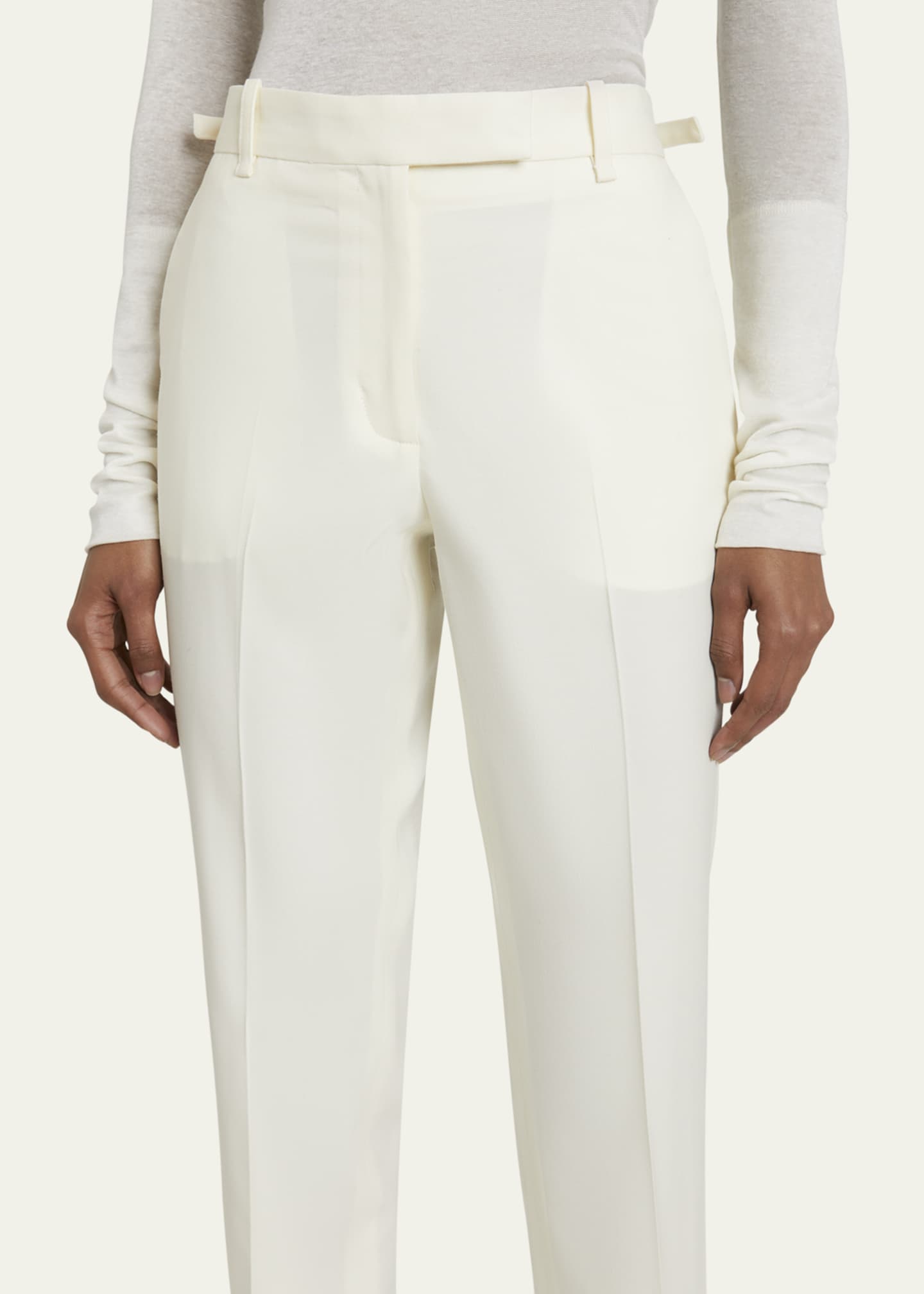 Proenza Schouler Teddy Wool Twill Suiting Pants Image 5 of 5