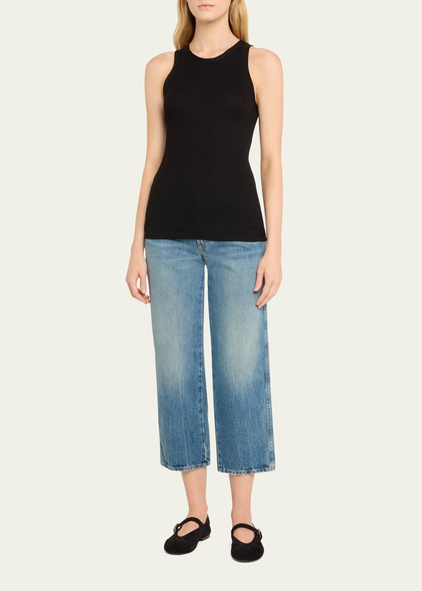 AMO Denim Swoon Knit Tank Top Image 2 of 5