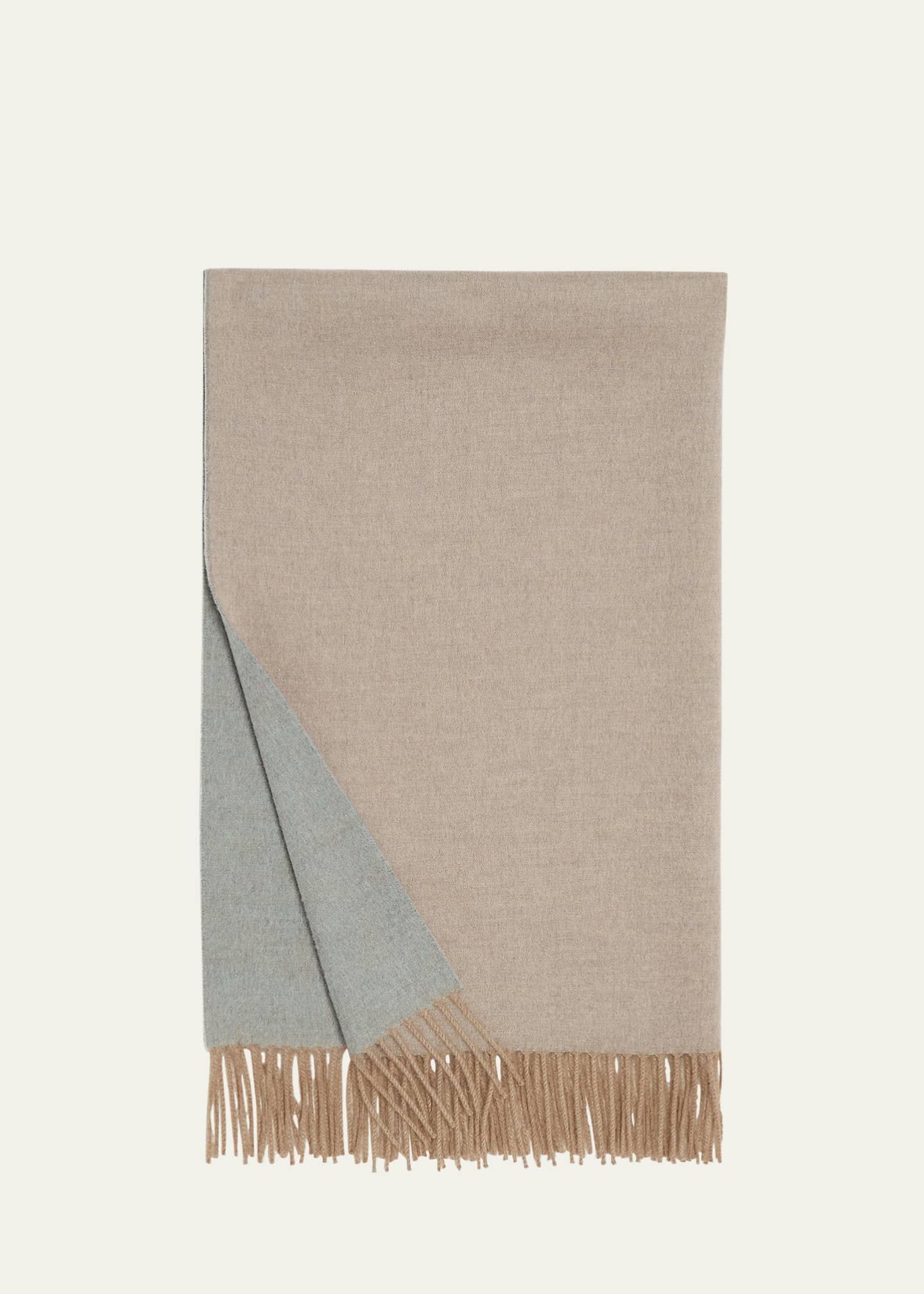 Loro Piana Two-Tone Cashmere Stole Image 1 of 3