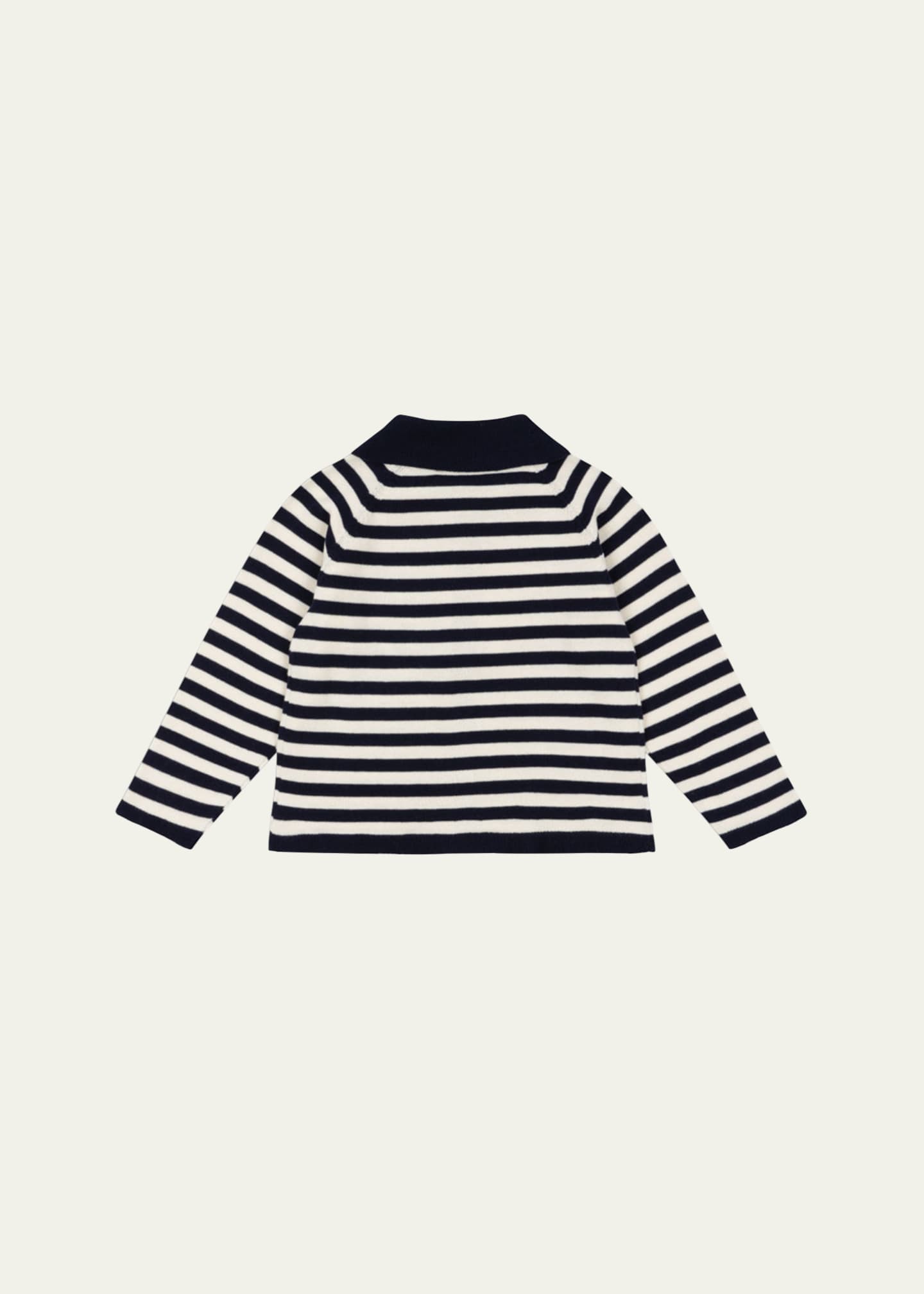 Konges Slojd Girl's Venton Striped Knit Cardigan, Size 18M-10 Image 2 of 3