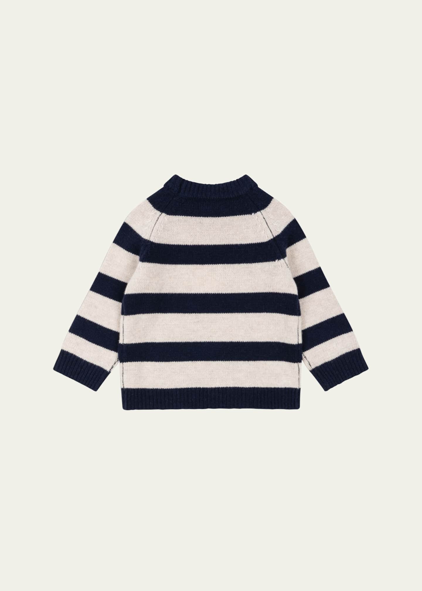 Konges Slojd Boy's Vitu Striped Knit Sweater, Size 2-10 Image 2 of 3