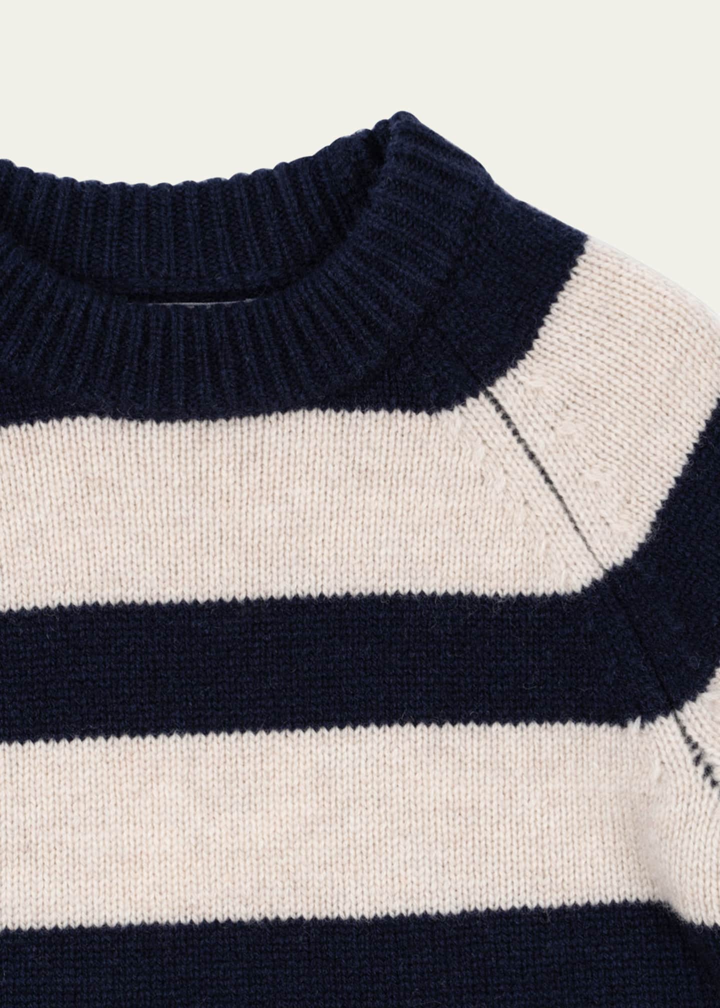 Konges Slojd Boy's Vitu Striped Knit Sweater, Size 2-10 Image 3 of 3