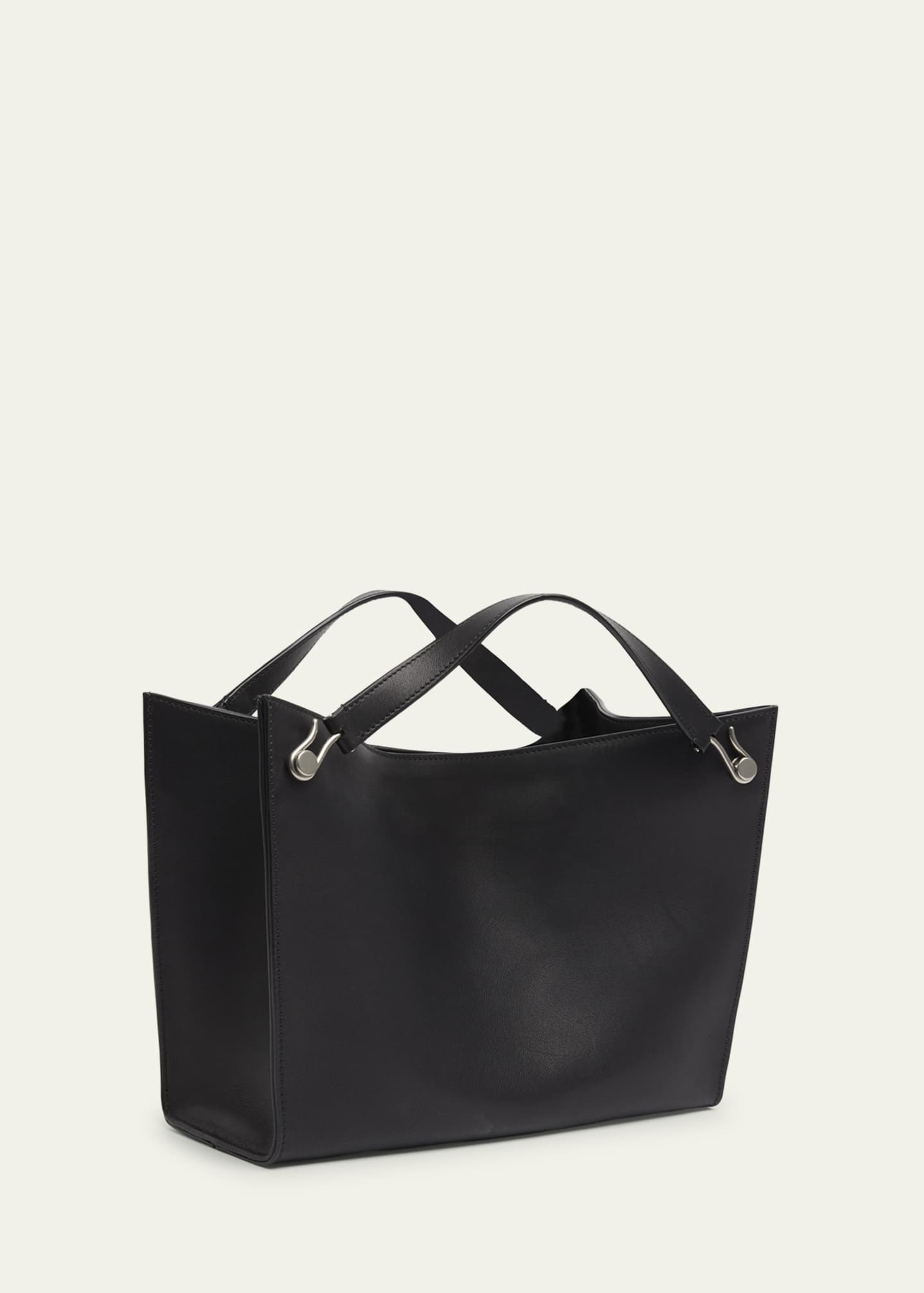 THE ROW Alexia Small Tote Bag in Grained Calfskin Image 2 of 3