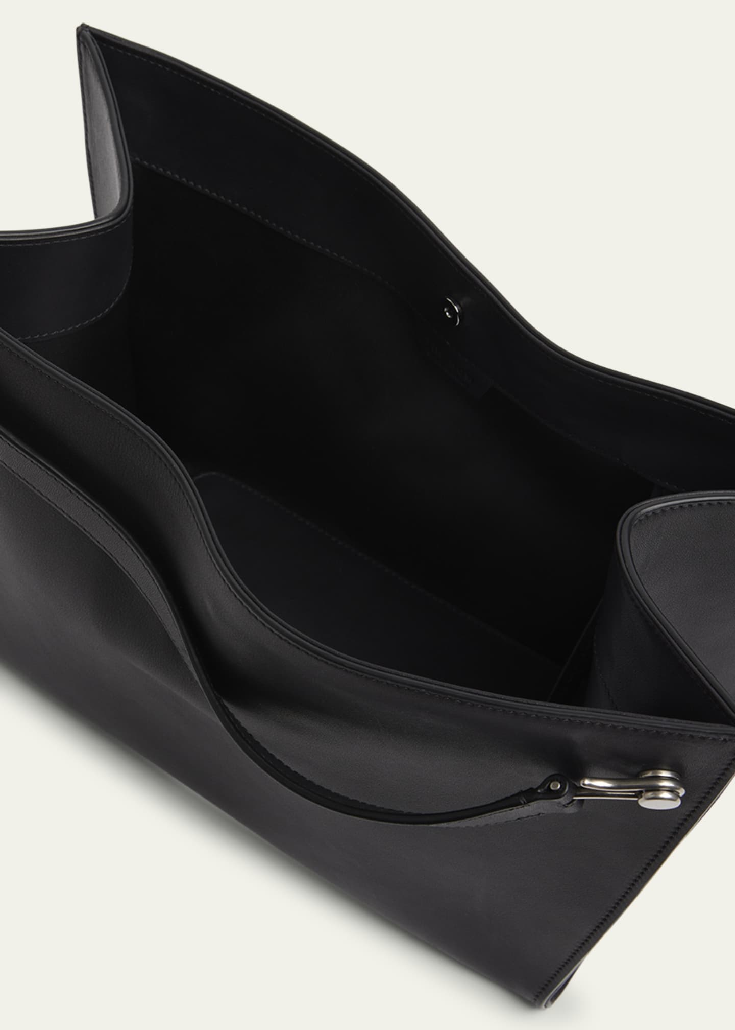 THE ROW Alexia Small Tote Bag in Grained Calfskin Image 3 of 3