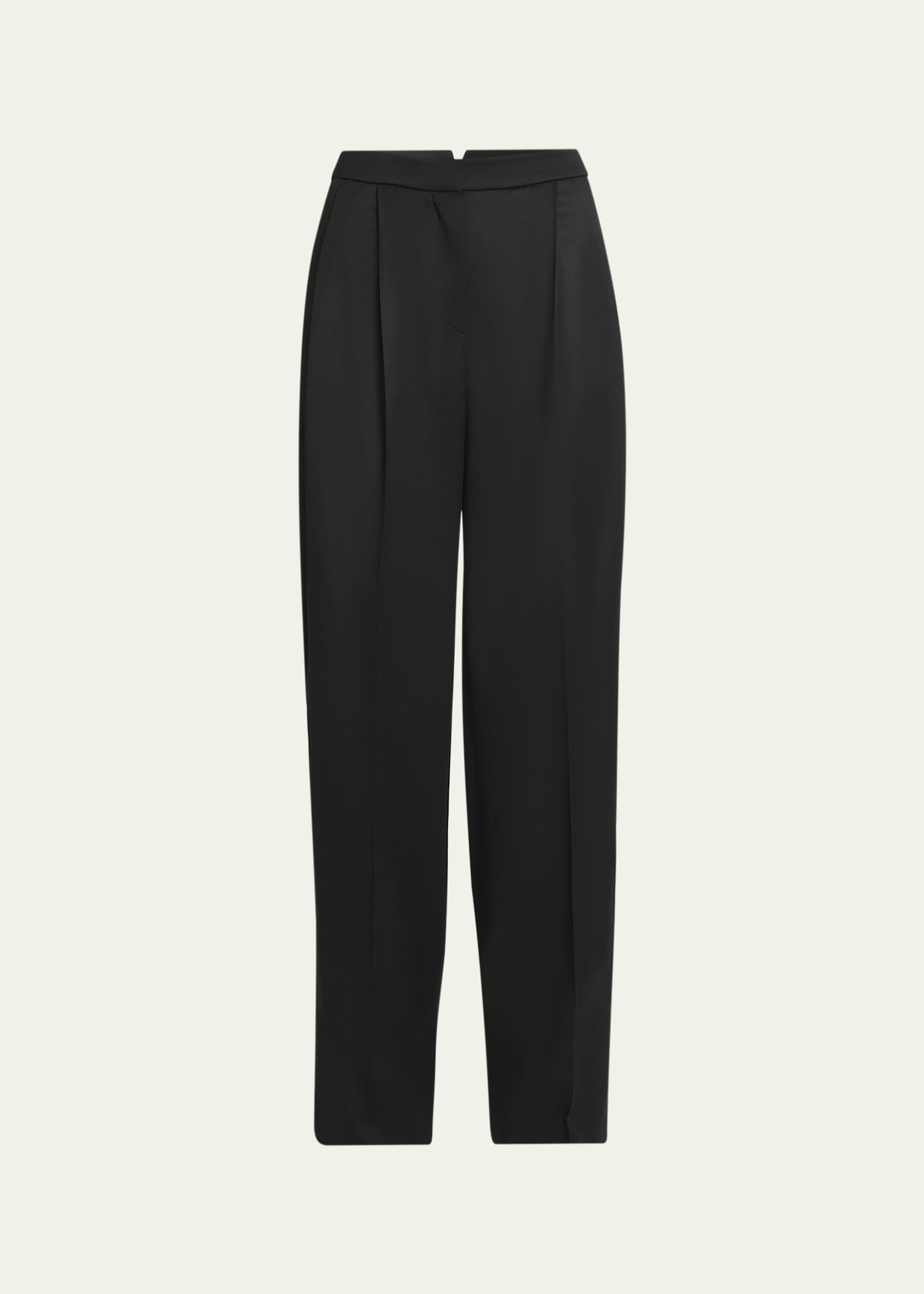 Givenchy Wool Satin Straight-Leg Trousers Image 1 of 5