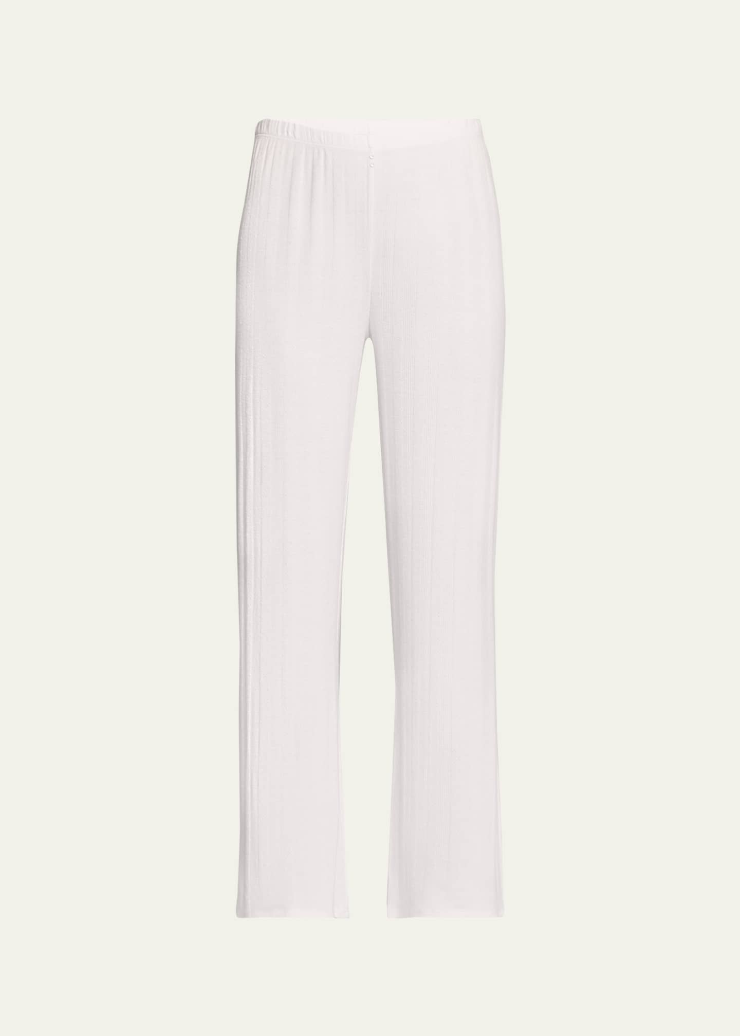 Andine Soleil Pointelle-Knit Lounge Pants Image 1 of 4