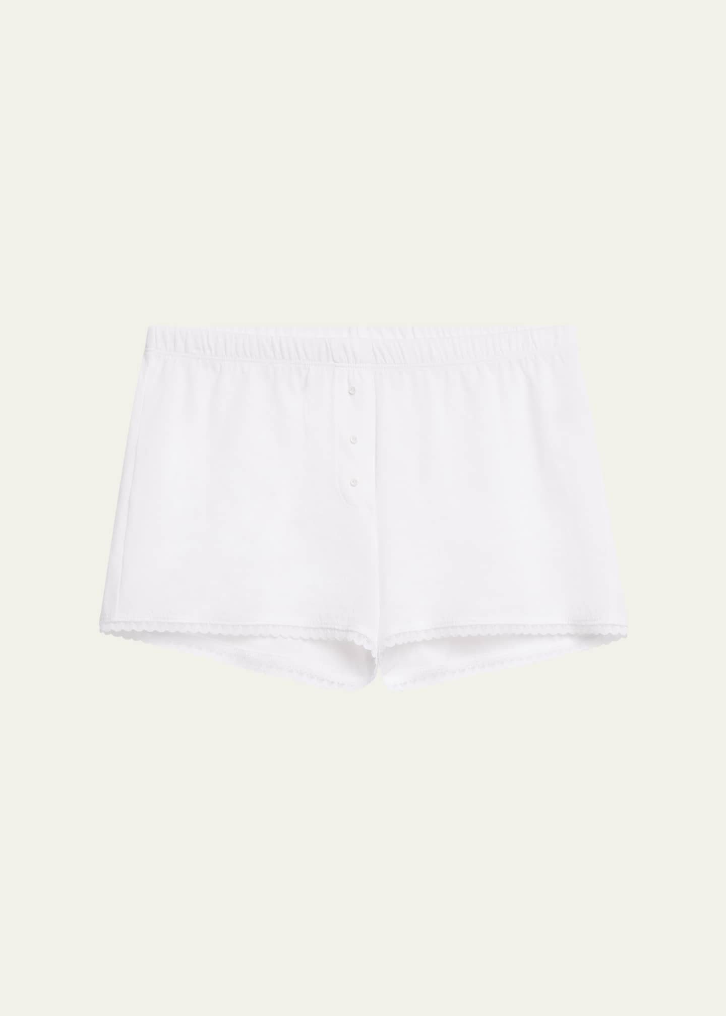 Andine Anji Lace-Trim Cotton Boxers Image 1 of 5