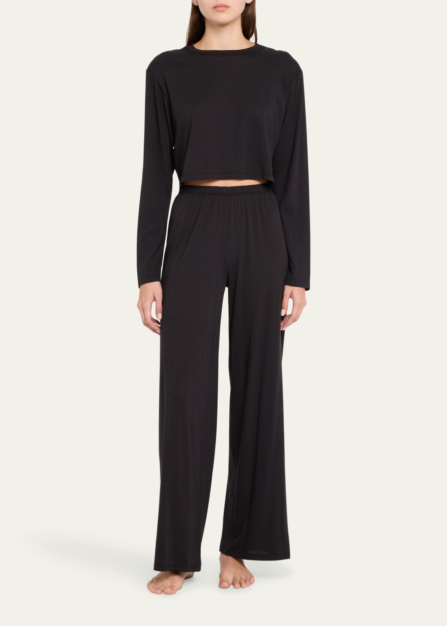 Andine Soleil Straight-Leg Cotton Lounge Pants Image 2 of 5