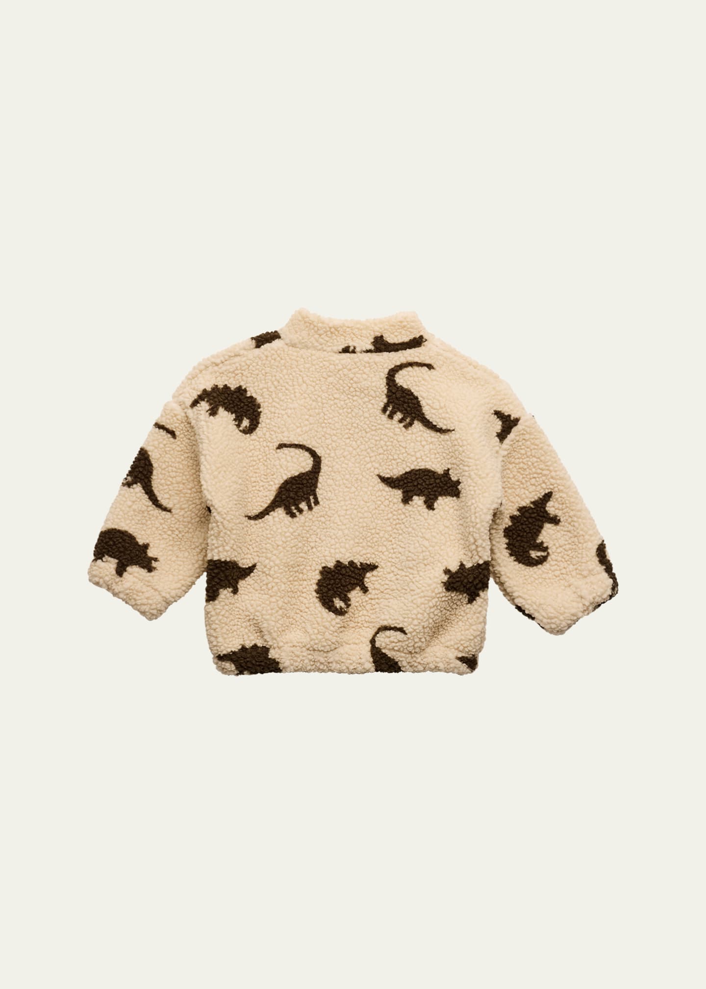 Konges Slojd Girl's Jody Cherry-Print Teddy Jacket, Size 9M-10 Image 2 of 3