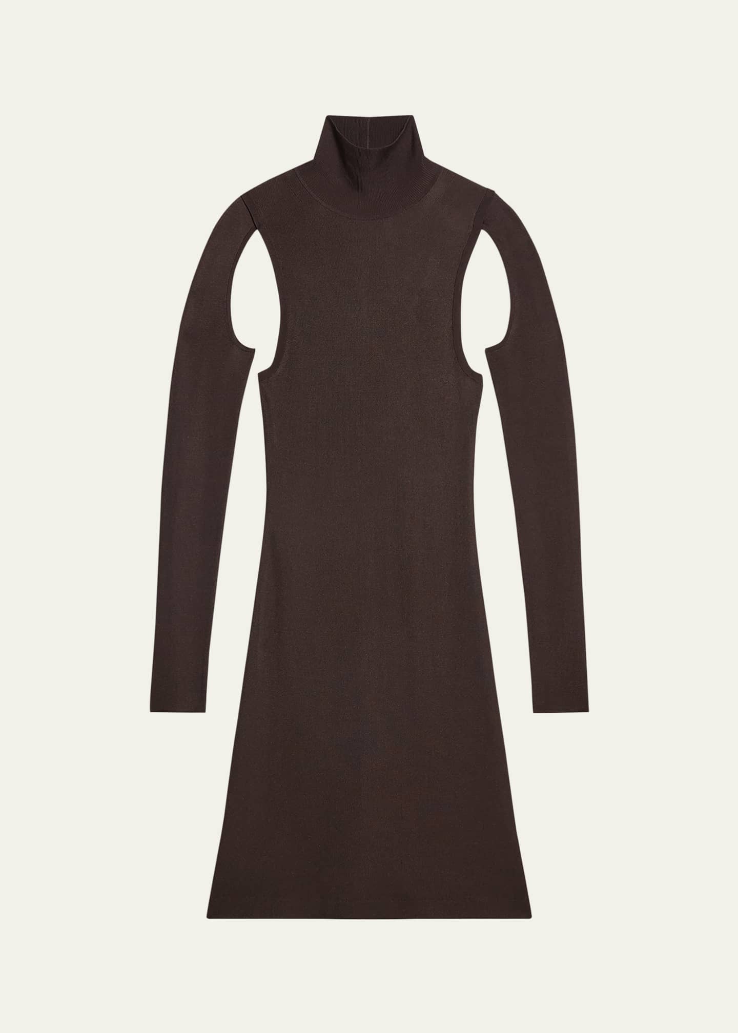 helmut lang t shirt dress Helmut Lang Scoop Seamless Dress - Black