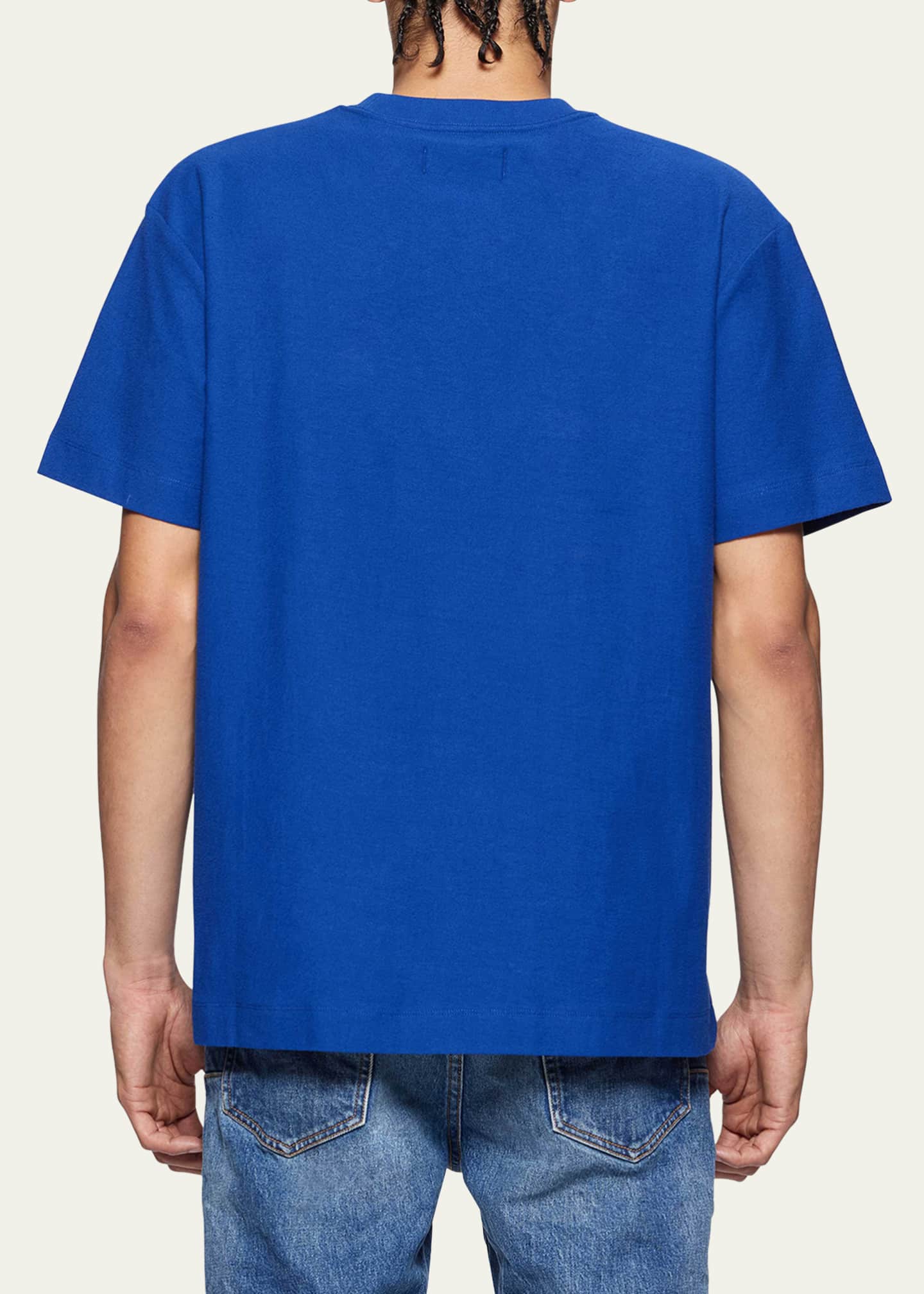 PURPLE Men's Textured Jersey T-Shirt Image 3 of 5