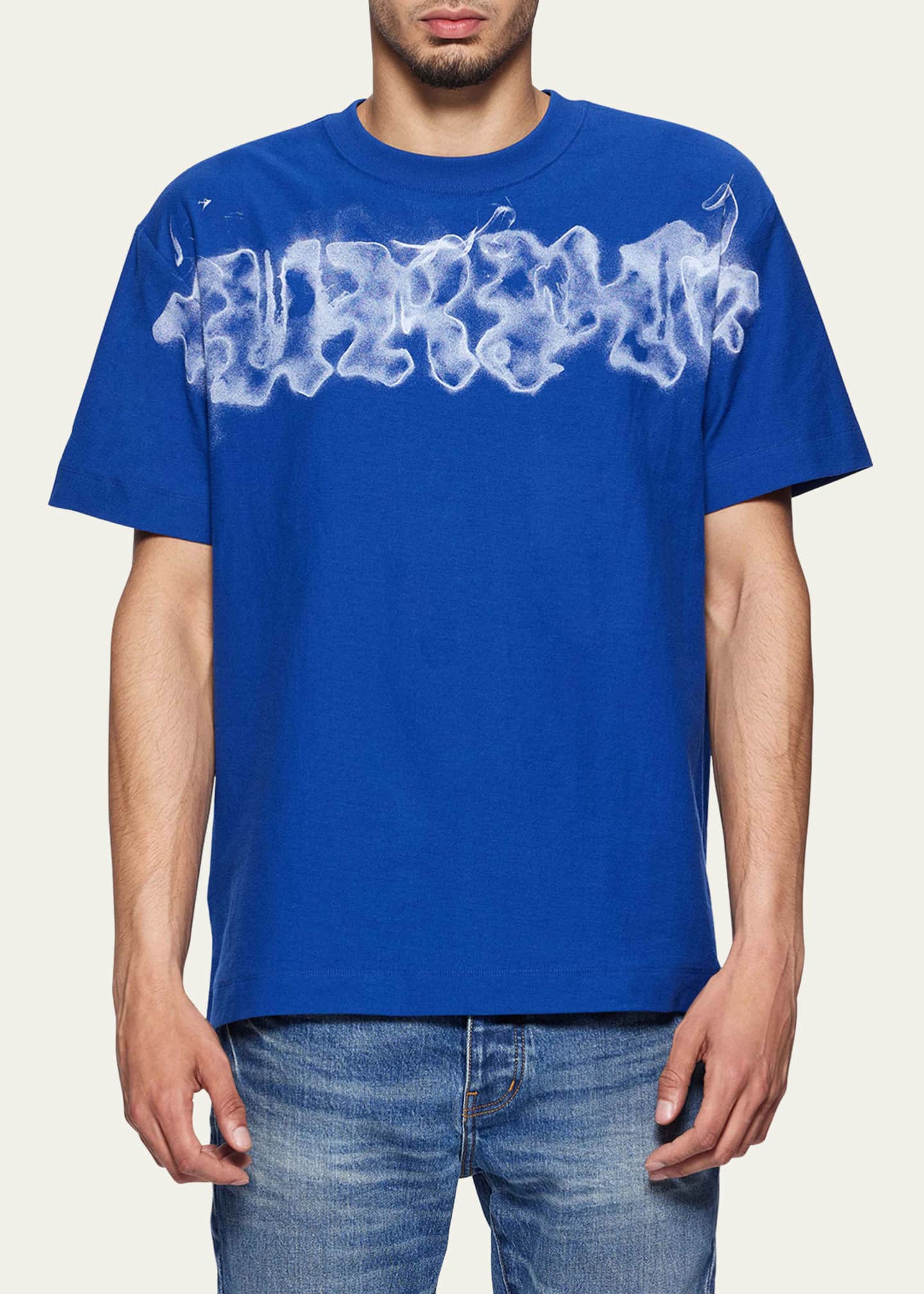 PURPLE Men's Textured Jersey T-Shirt Image 4 of 5