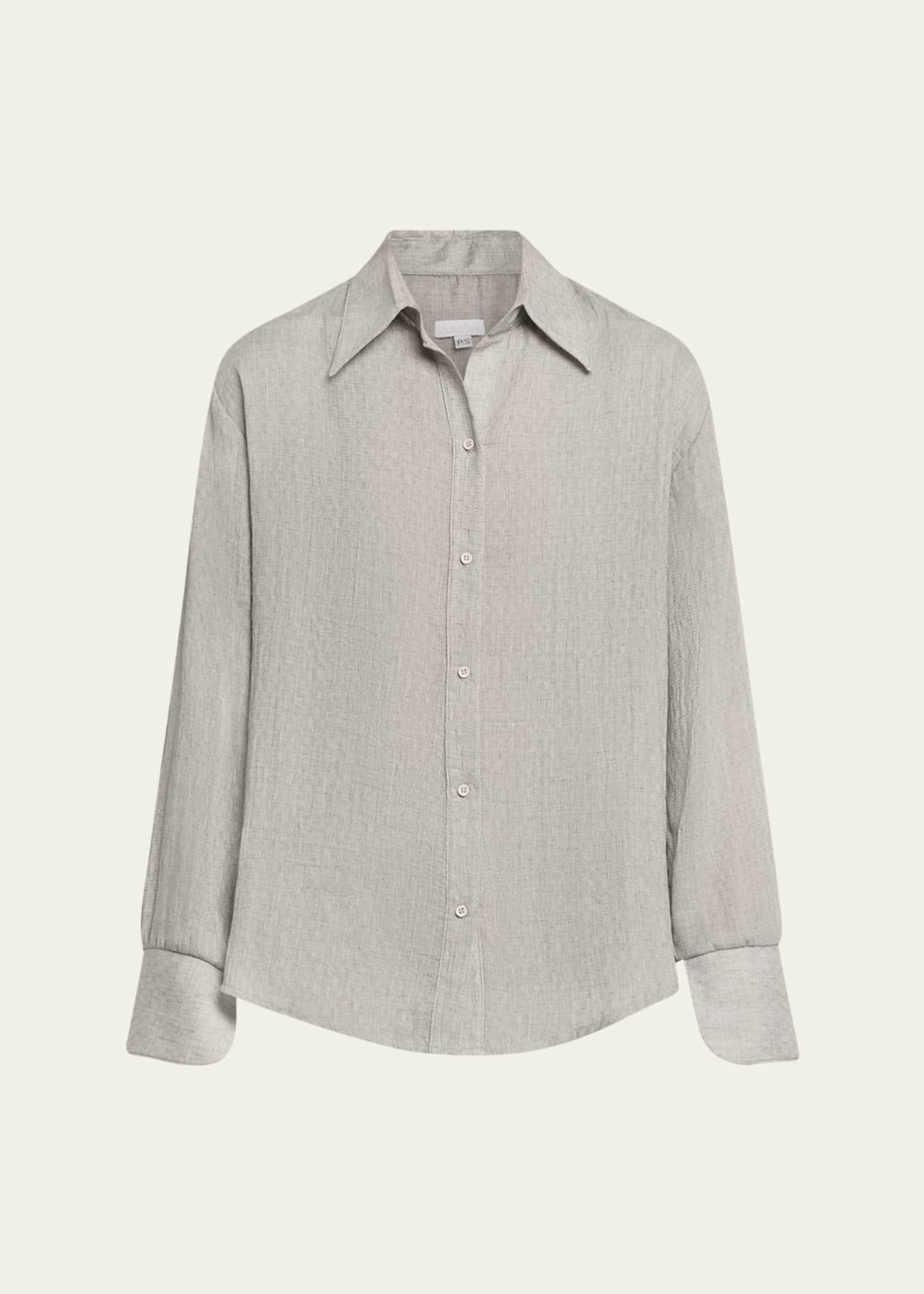 Andine Button-Down Gauze Blouse Image 1 of 4