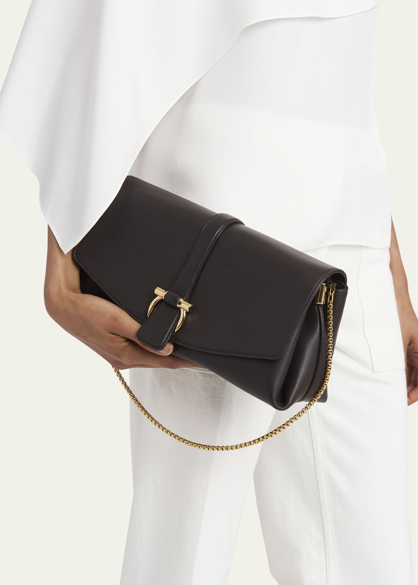 Ferragamo Small New Line Shoulder Bag Image 2 of 4