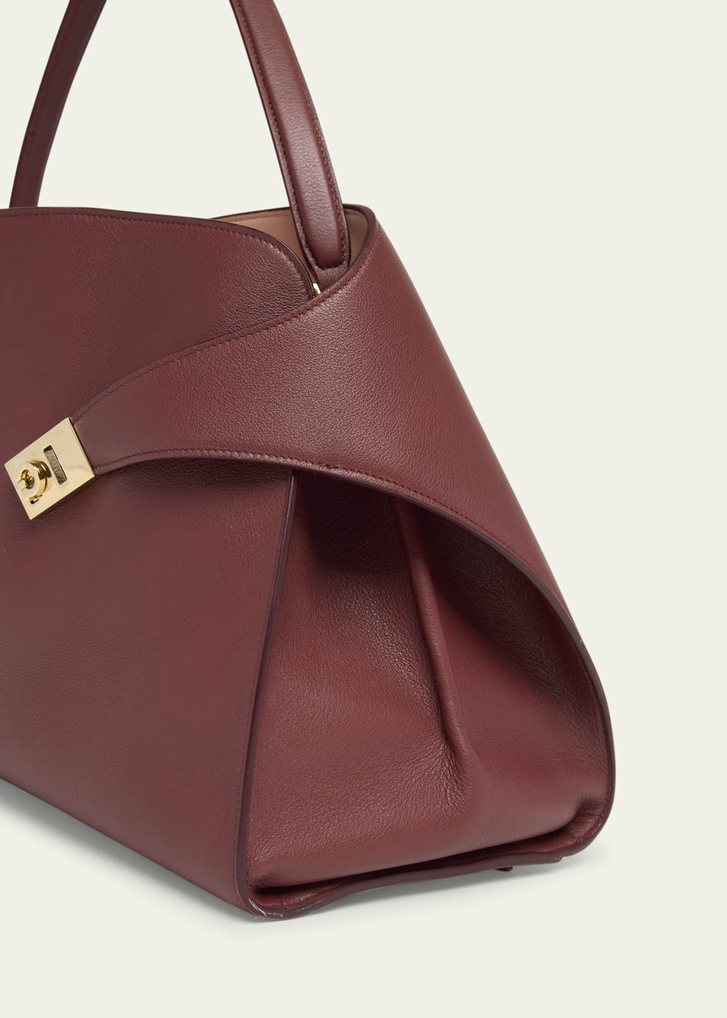 Ferragamo Large Hug Soft Bicolor Shoulder Bag Image 6 of 6